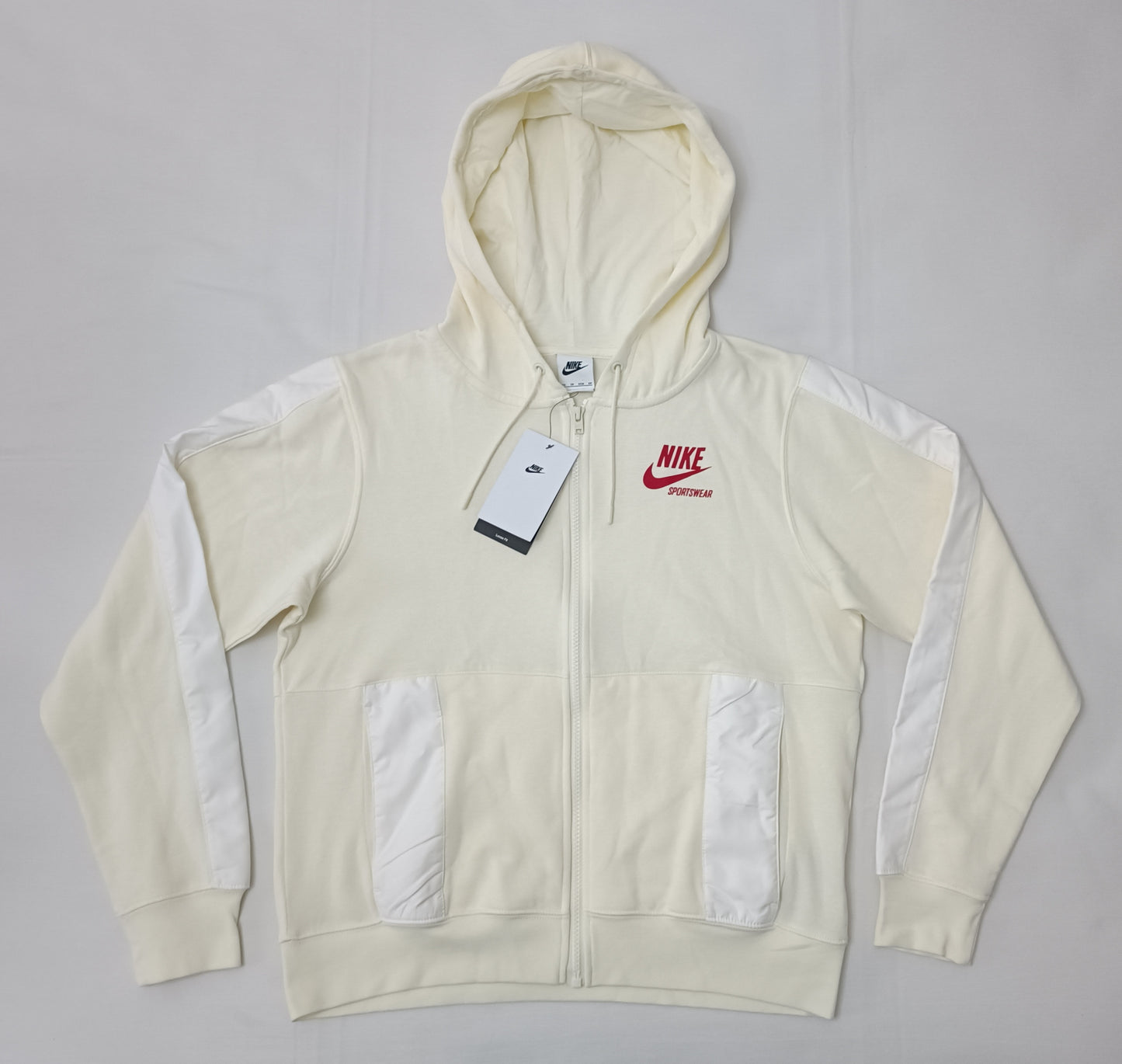 (ДАМСКО) (XS, S, M) Nike Sportswear Heritage Fleece Hoodie горнище