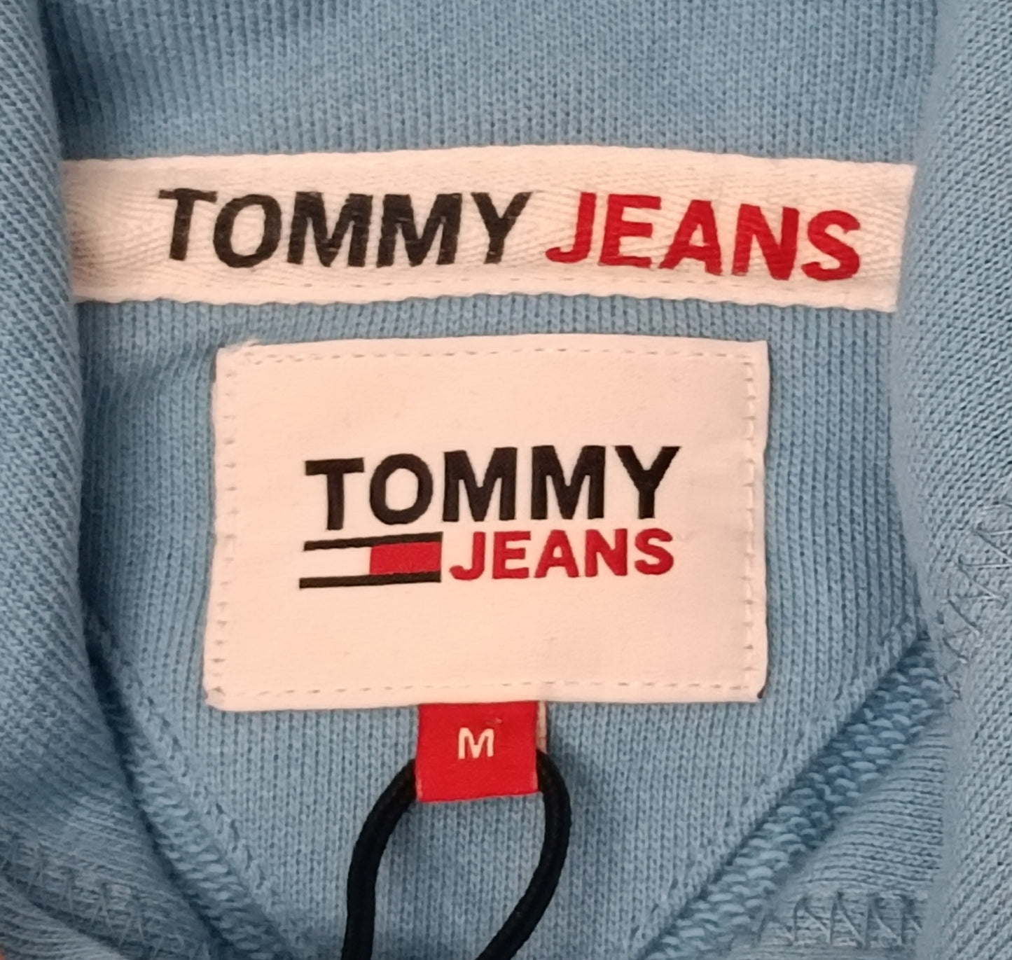 (M) Tommy Jeans Logo Hooded Sweatshirt горнище