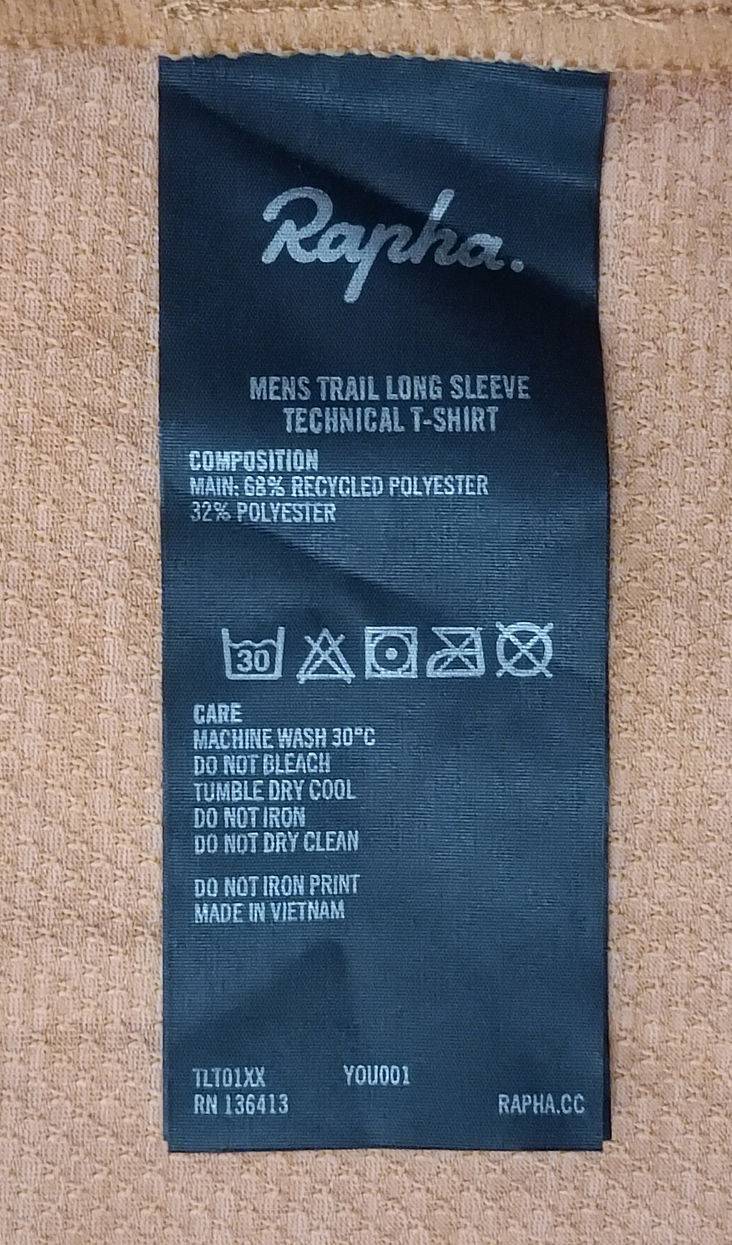 (XL) Rapha Trail Long Sleeve Technical Jersey блуза