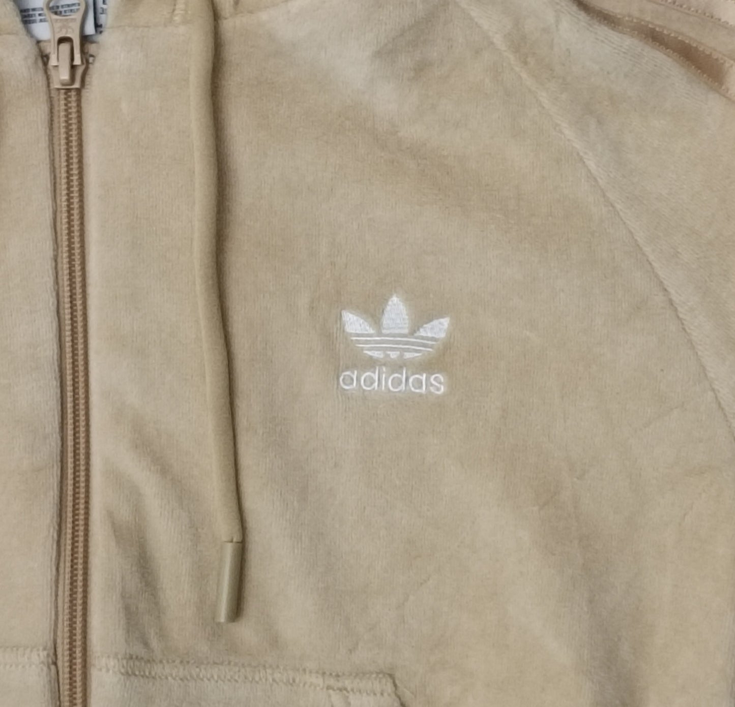(ДАМСКО) (S) Adidas Originals Velour Tracksuit екип (горнище и долнище)