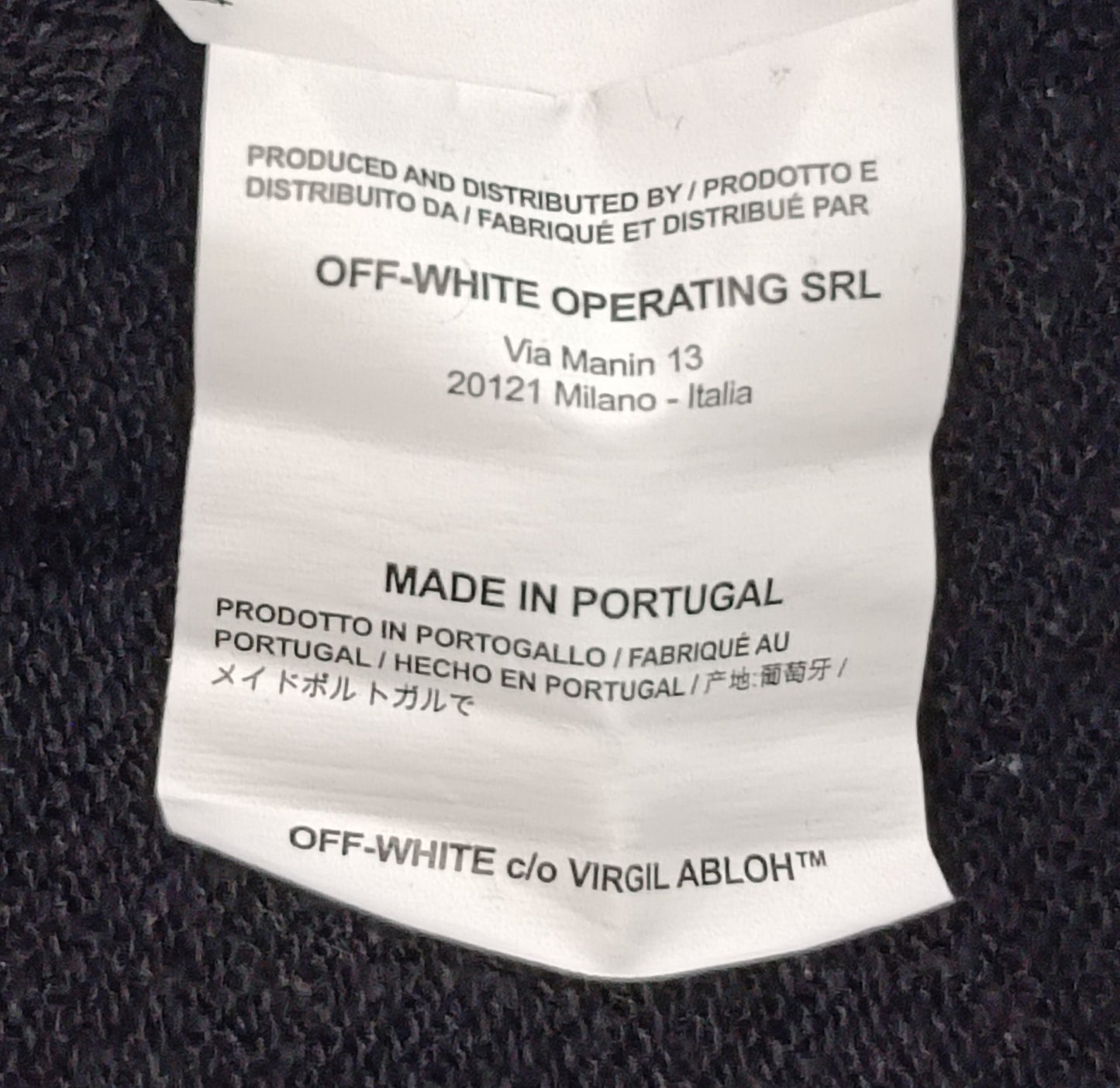 (L) Off-White Sweatshirt горнище