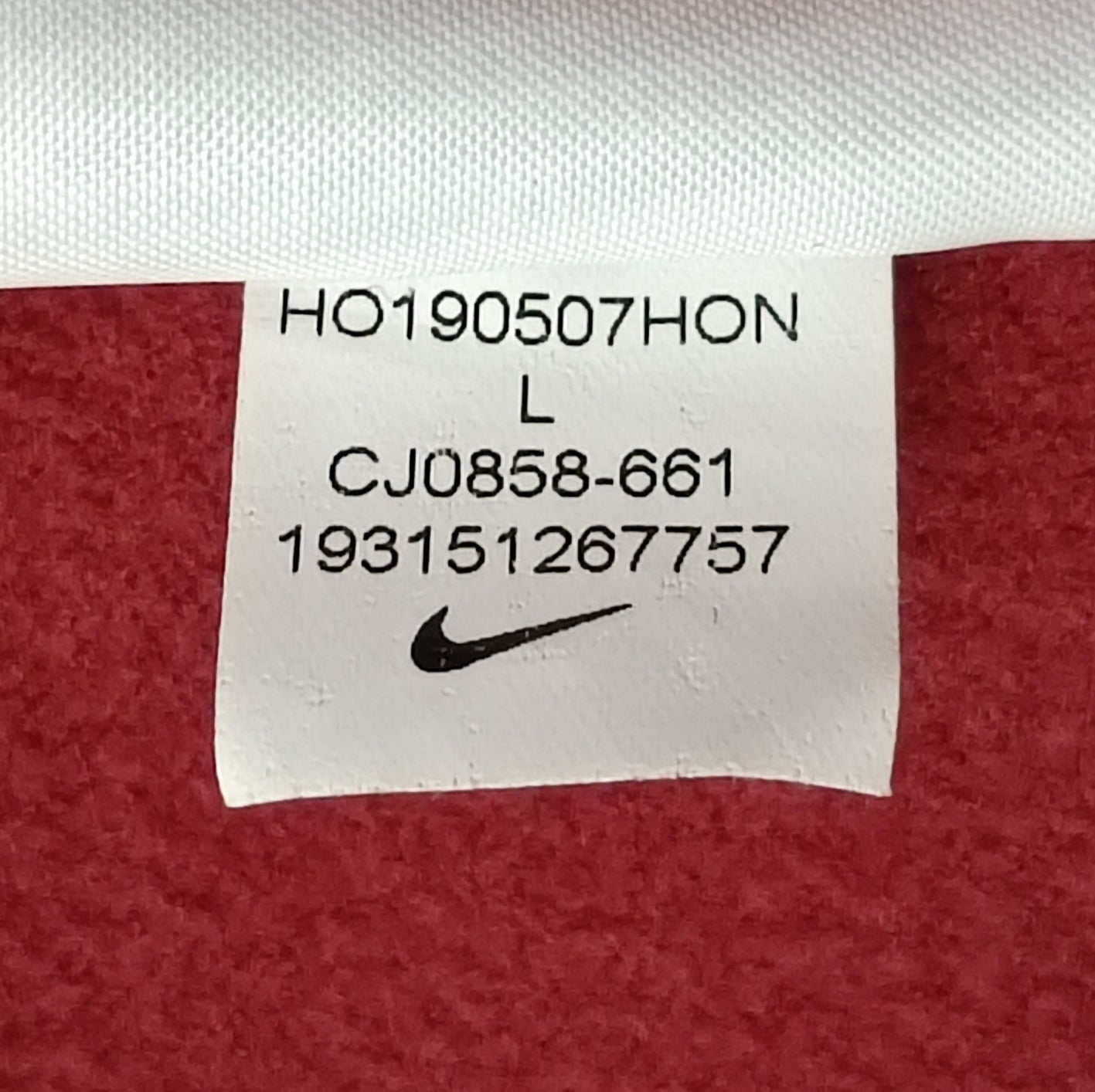 (ДАМСКО) (L) Nike DRI-FIT Fleece Sweatshirt горнище