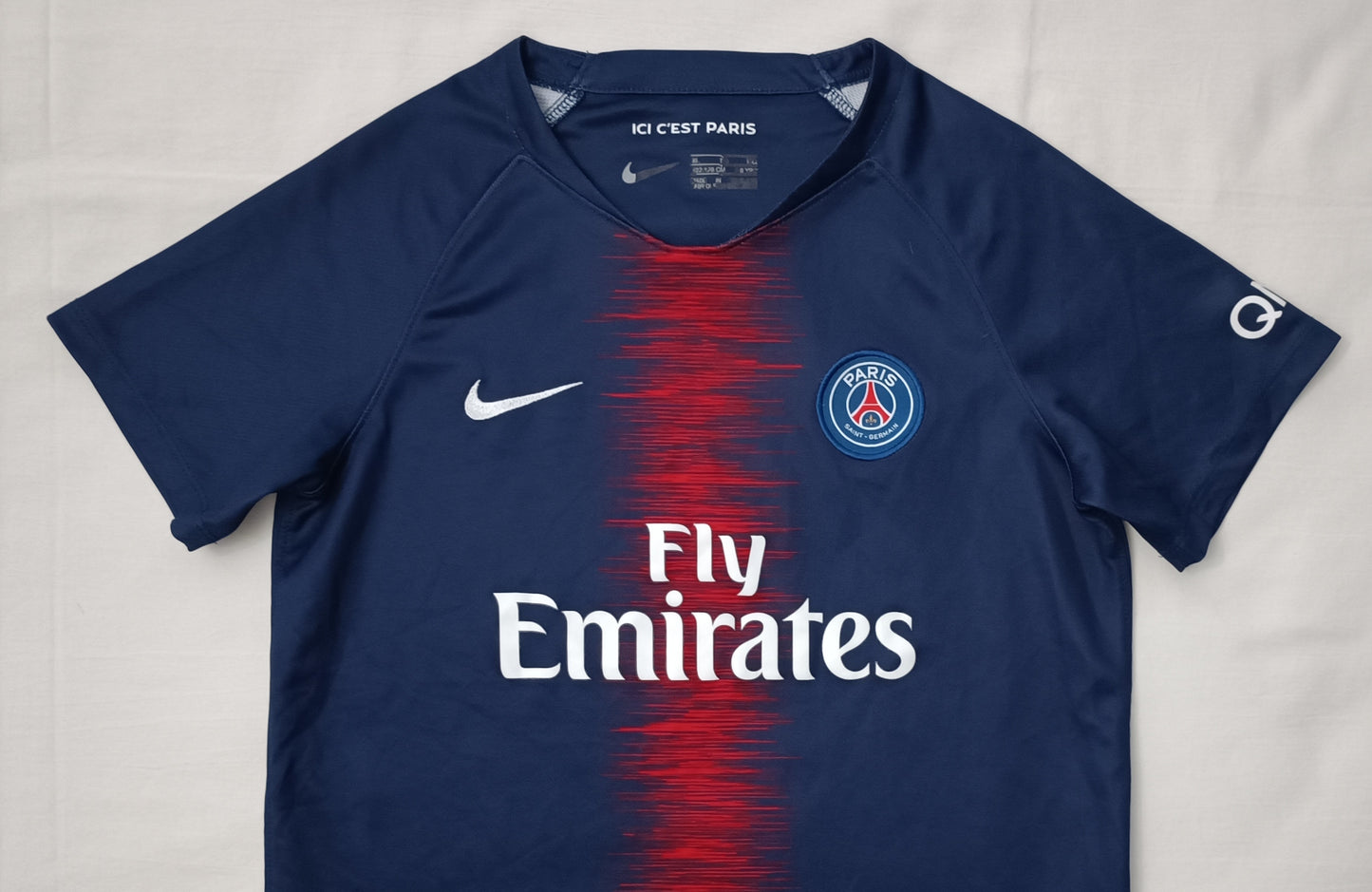 (ДЕТСКО) (Ръст 122-128см) Nike DRI-FIT PSG Paris Saint-Germain Jersey тениска