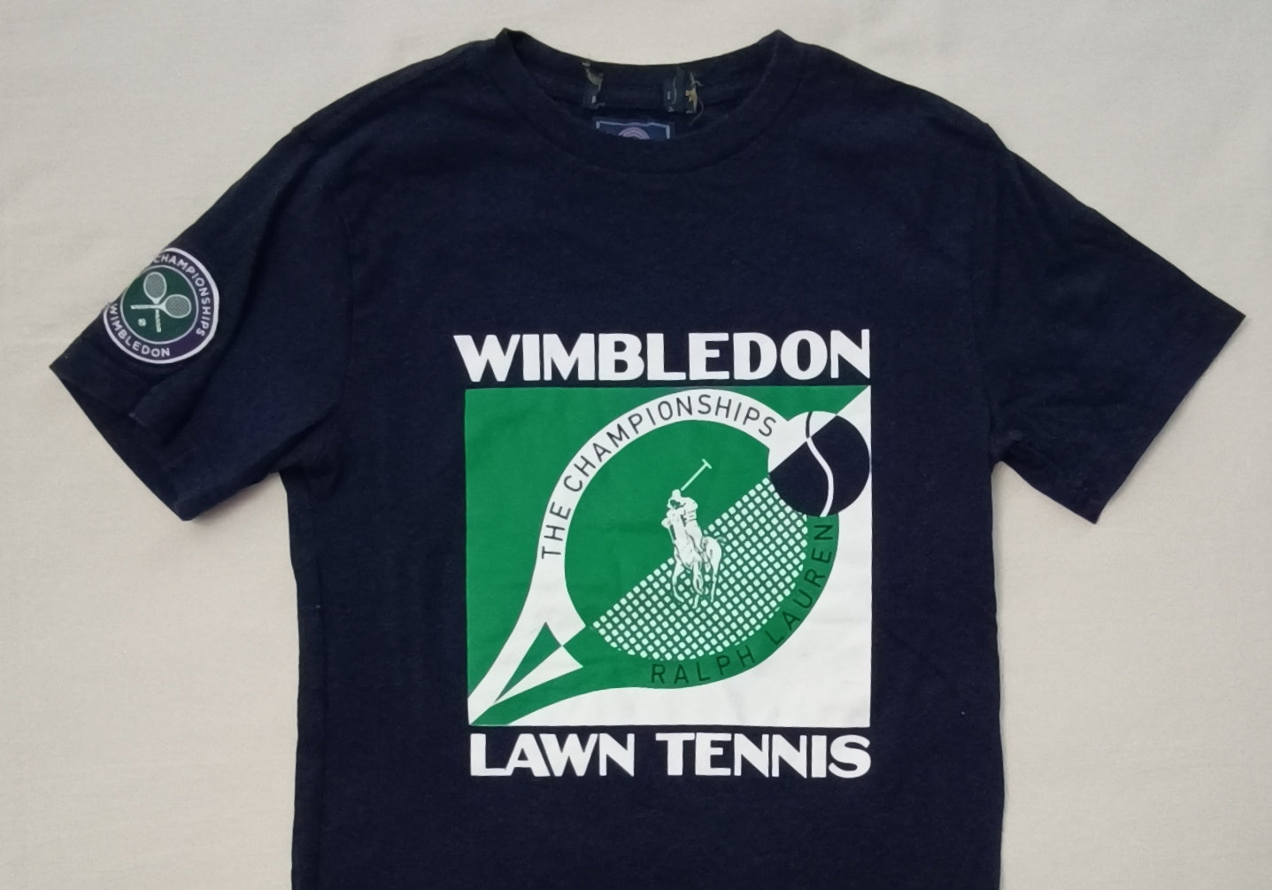 (ДЕТСКО) (Ръст 128-137см) POLO Ralph Lauren Wimbledon Lawn Tennis Shirt тениска