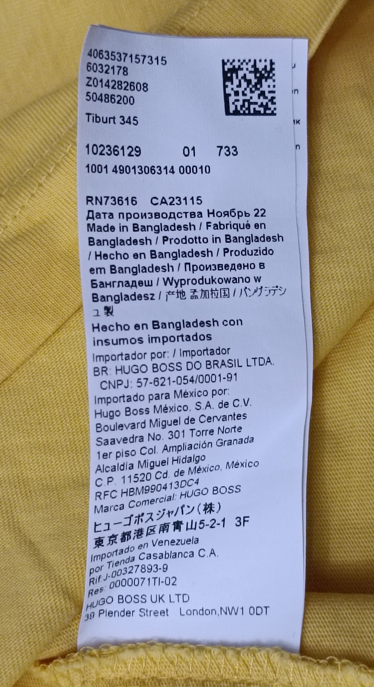 (L) Hugo Boss Shirt тениска