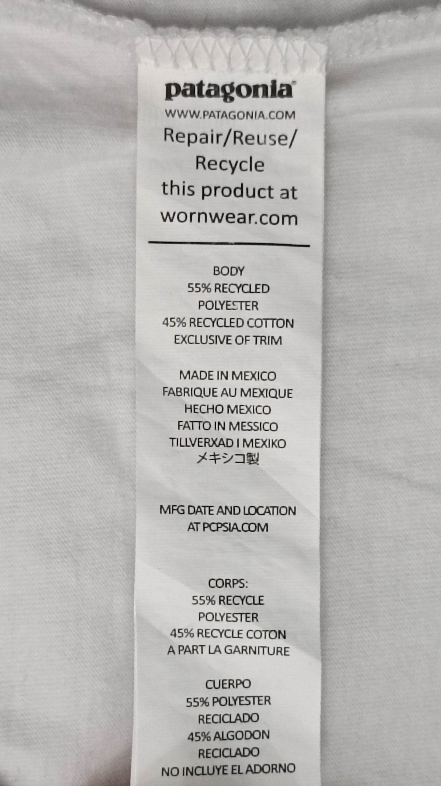 (L) Patagonia Responsibili Tee тениска
