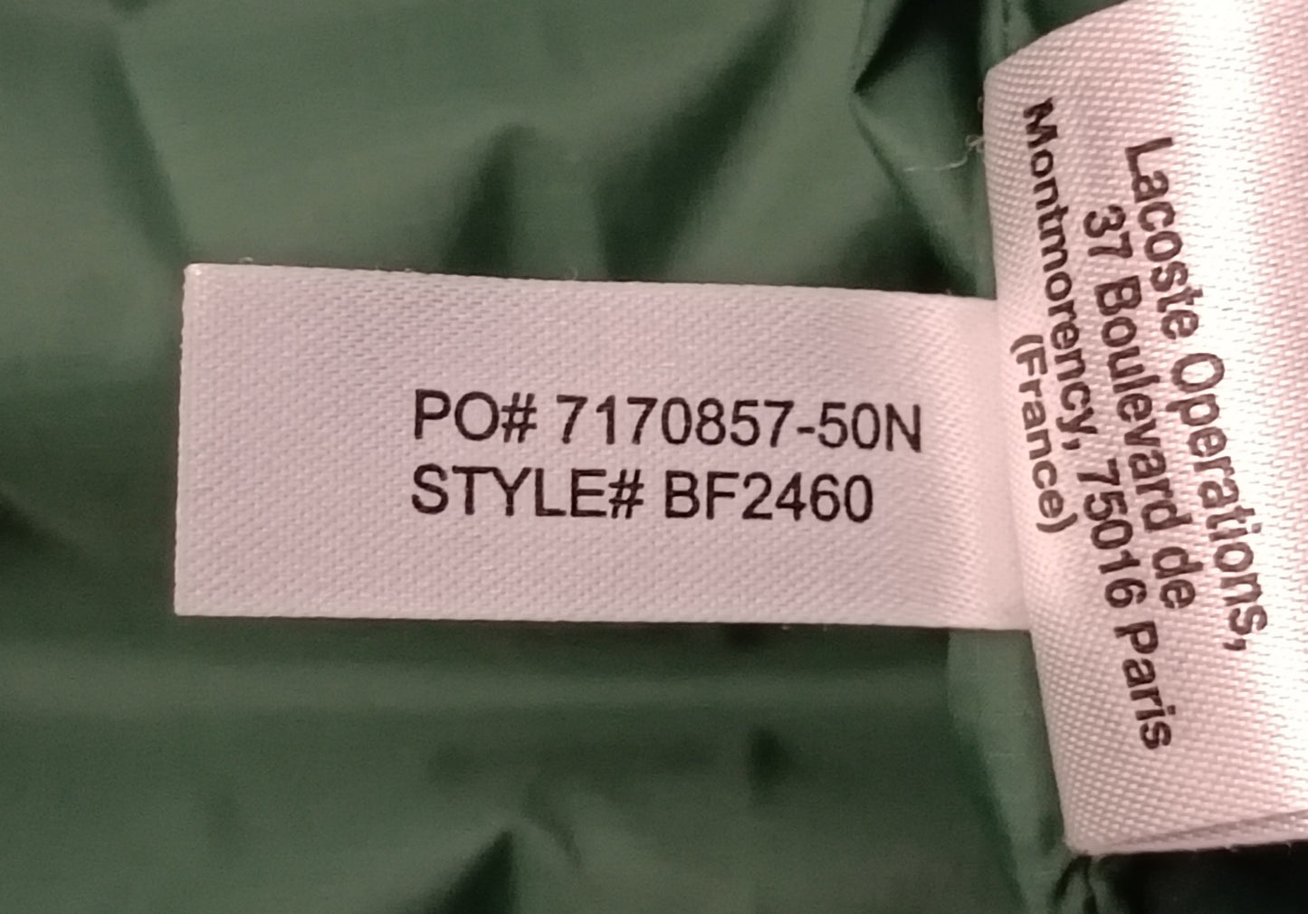 (ДАМСКО) (S) Lacoste Down Puffer Bomber Jacket яке
