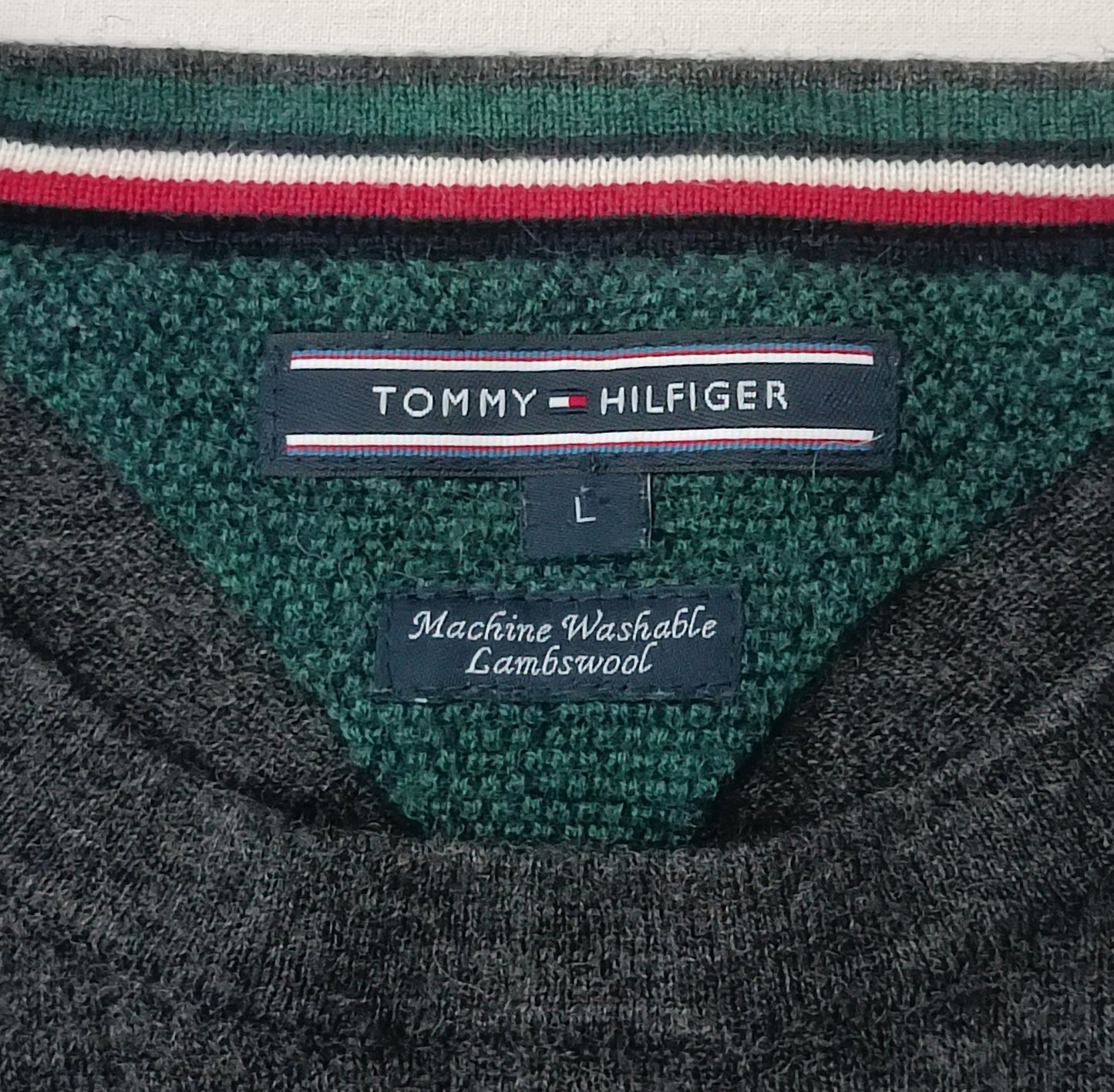 (L) Tommy Jeans Merino Wool Pullover мерино вълна пуловер