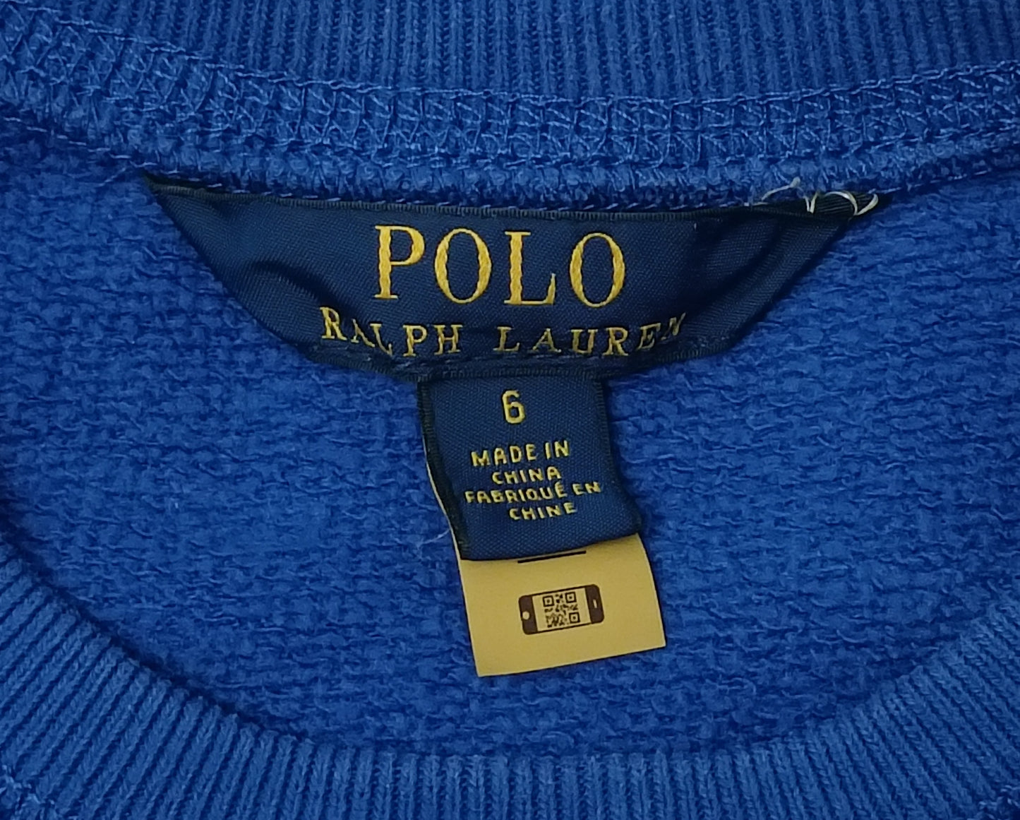 (ДЕТСКО) (Ръст 116-122см) POLO Ralph Lauren Sweatshirt горнище