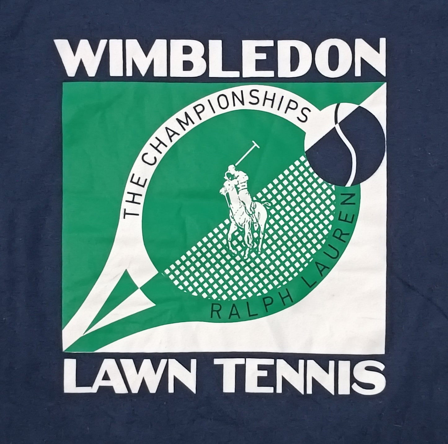 (ДЕТСКО) (Ръст 128-137см) POLO Ralph Lauren Wimbledon Lawn Tennis Shirt тениска