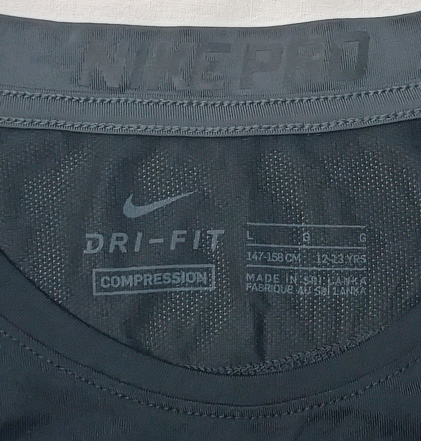 (ДЕТСКО) (Ръст 147-158см) Nike PRO DRI-FIT Long Sleeve Top блуза