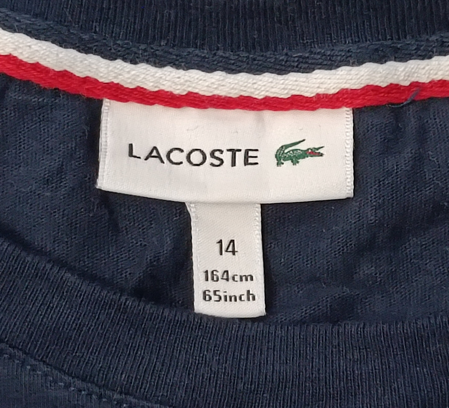 (ДЕТСКО) (Ръст 147-158см) Lacoste Shirt тениска