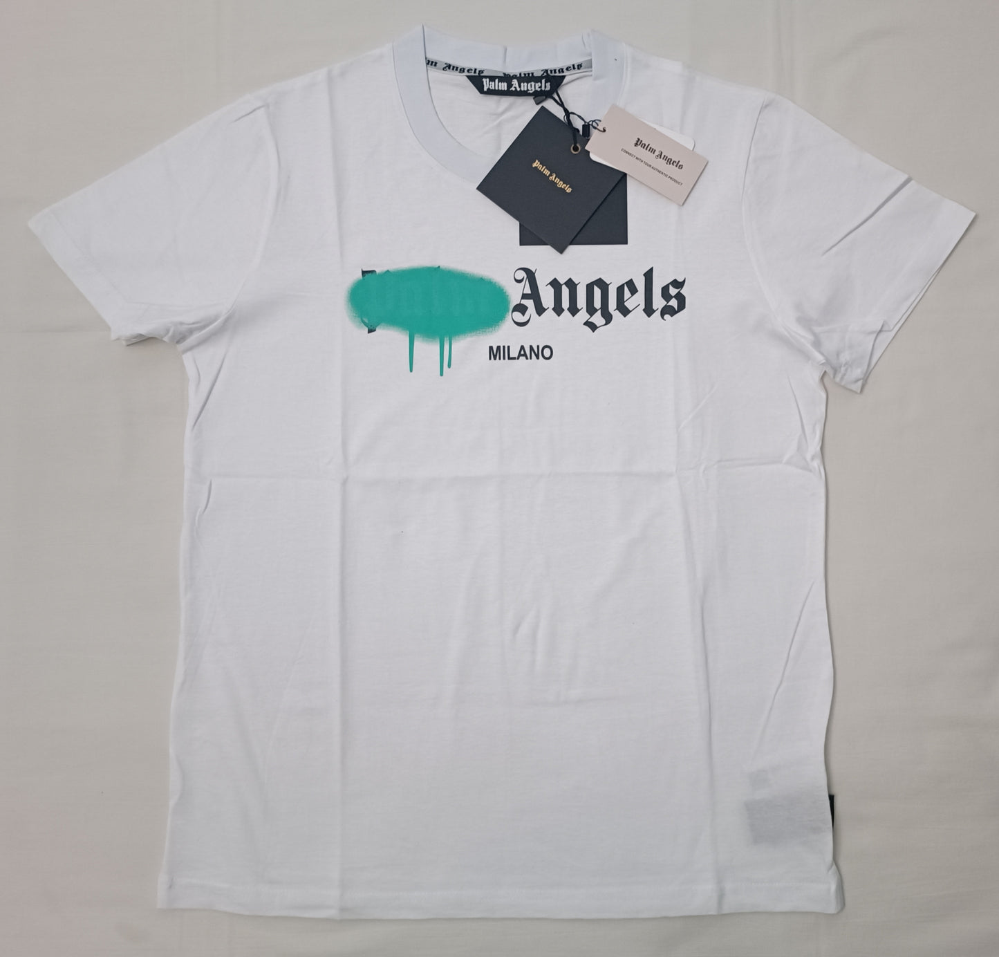 (L) Palm Angels Sprayed Logo T-Shirt тениска