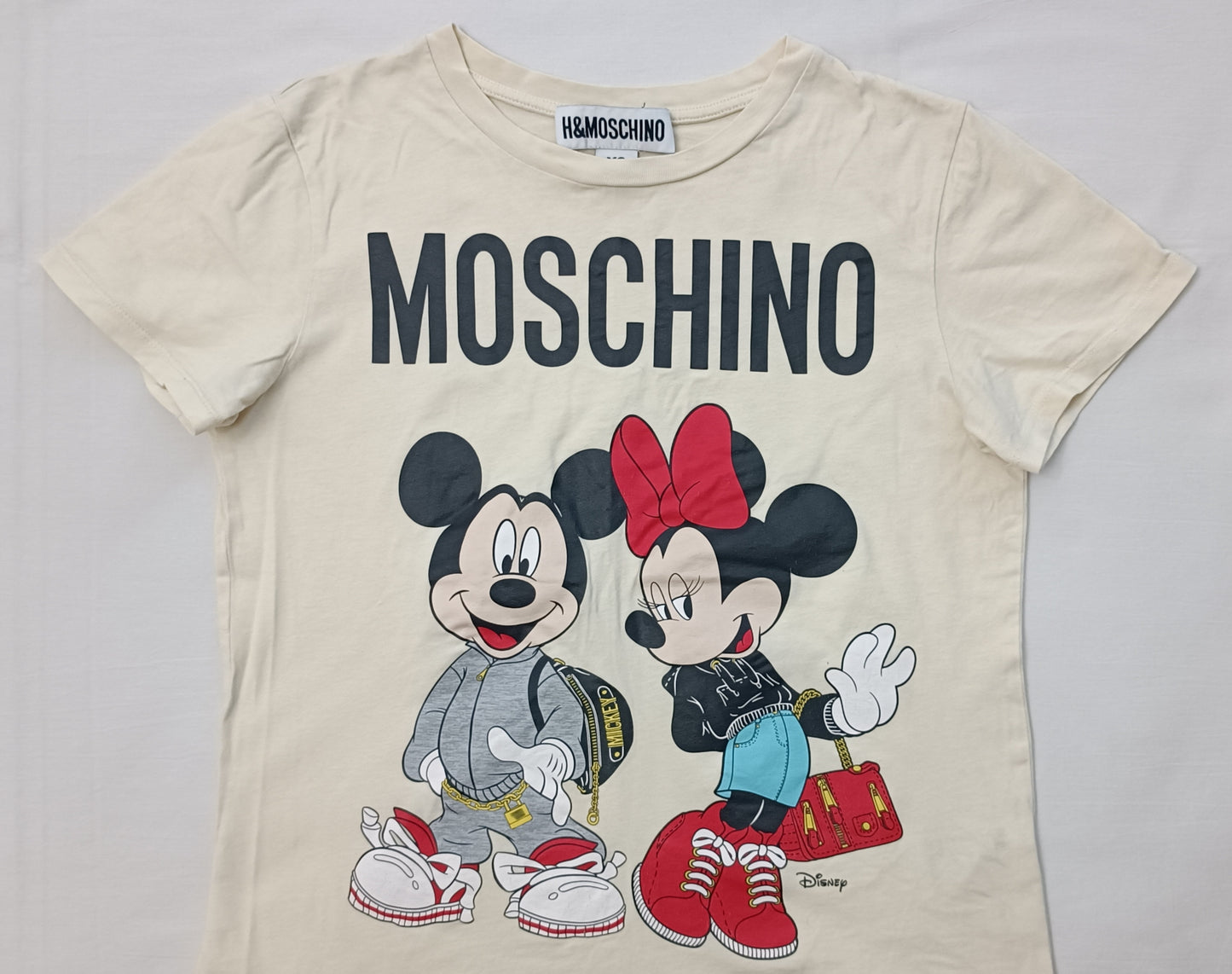 (ДАМСКО) (XS) H&M x Moschino Tee тениска