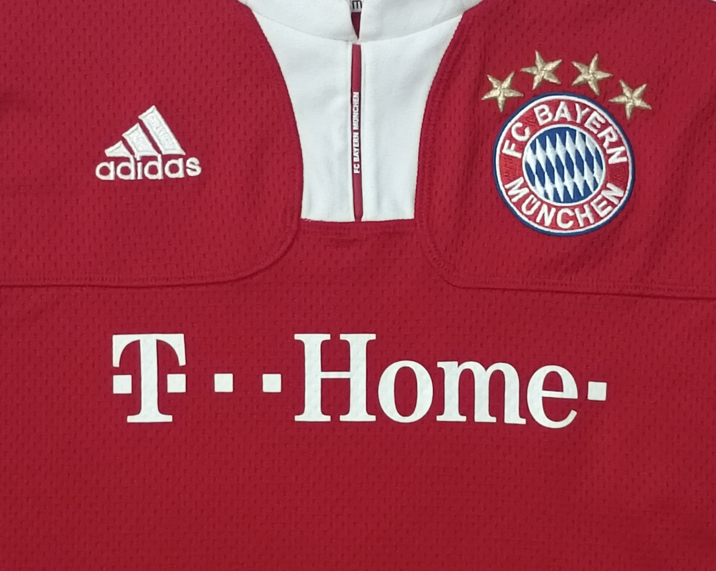 (ДЕТСКО) (Ръст 128-140см) Adidas Bayern Munchen 2009/10 Home Jersey тениска