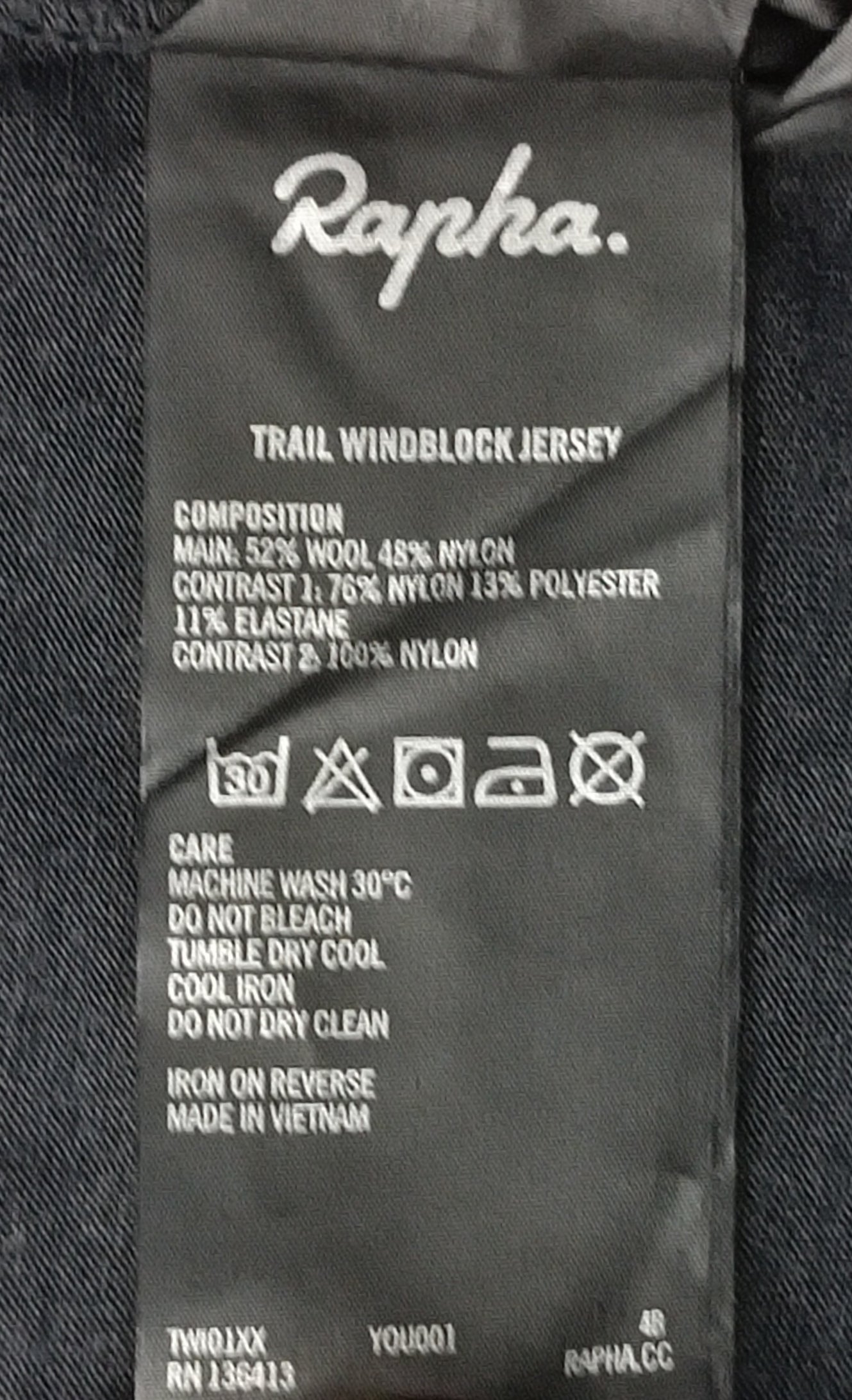 (2XL) Rapha Trail Windblock Jersey блуза