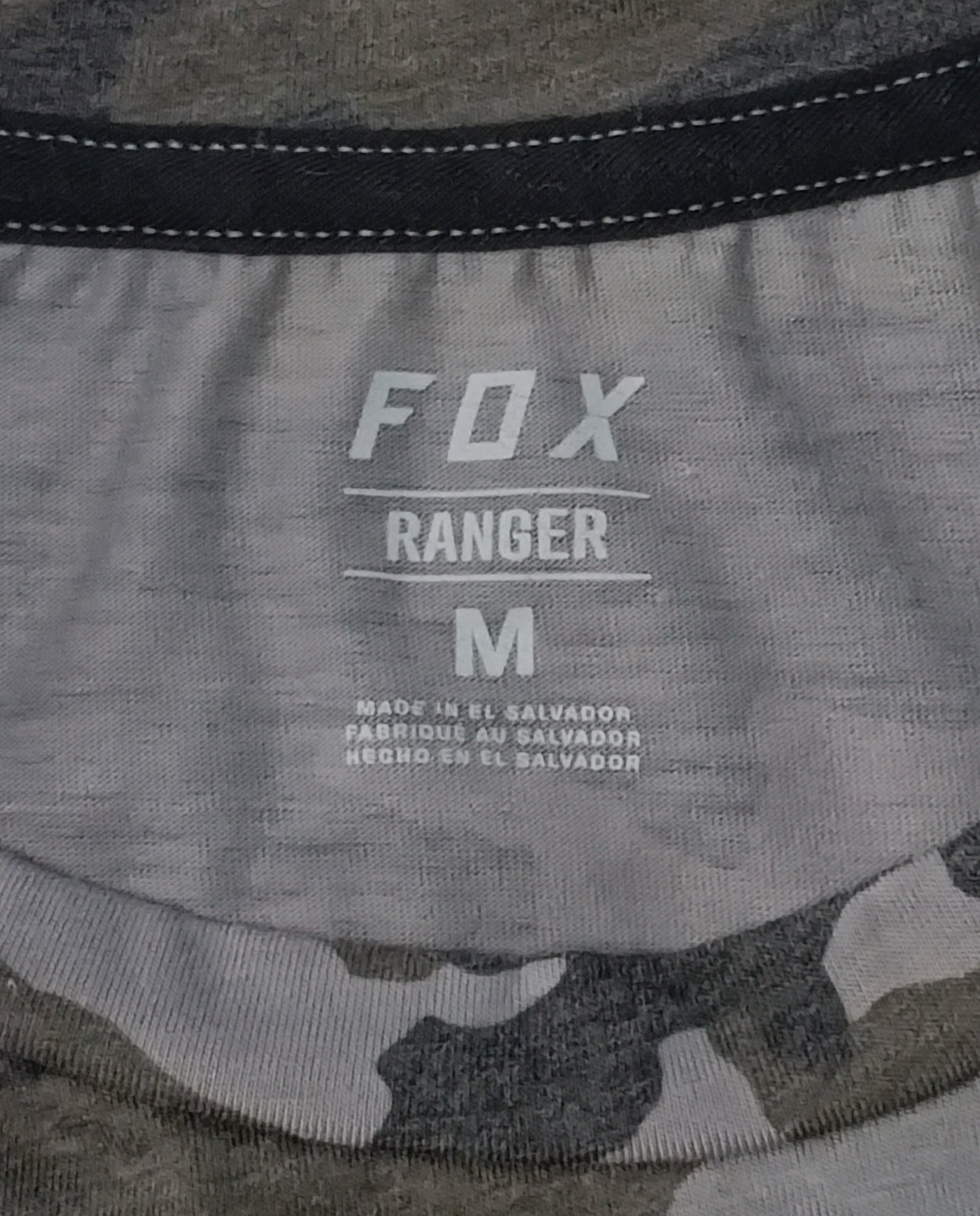 (M) Fox Ranger Camouflage Long Sleeve Top блуза