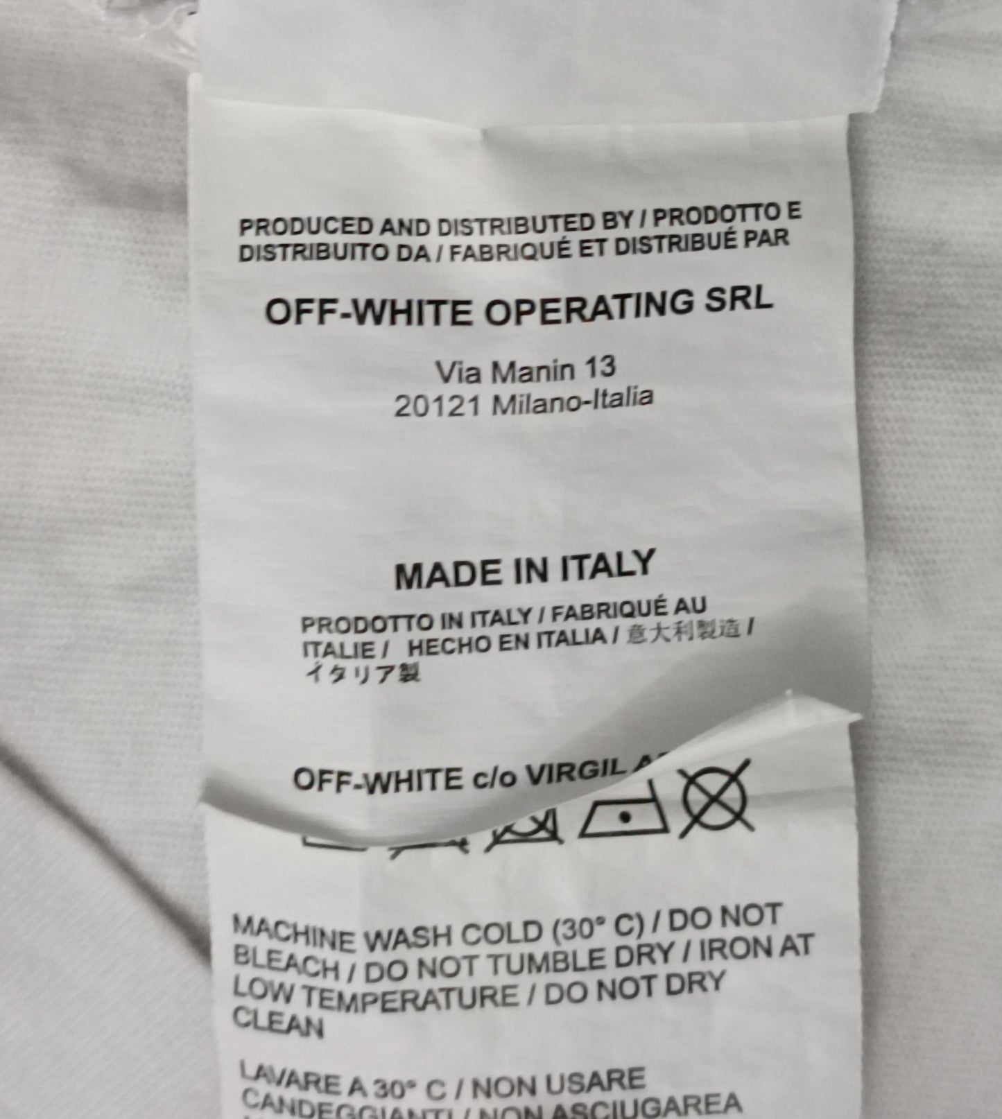 (XL) Off-White Cartoon T-Shirt тениска