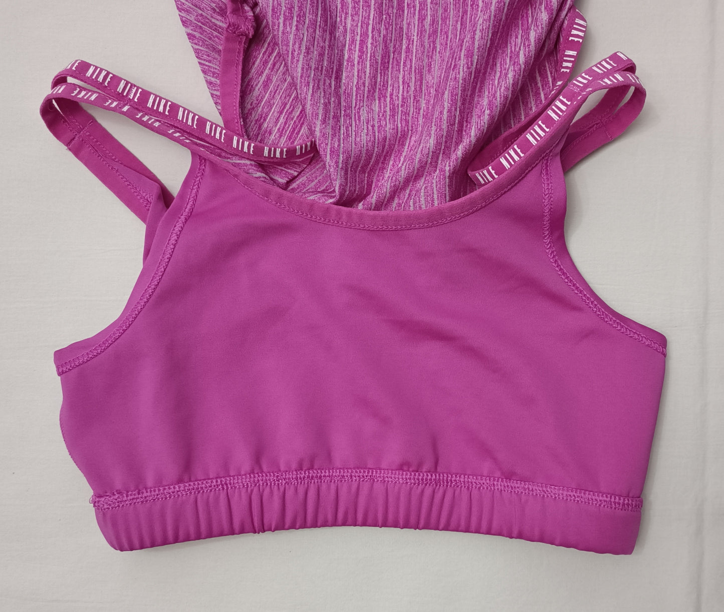 (ДЕТСКО) (Ръст 128-137см) Nike DRI-FIT Training 2in1 Top потник с бюстие 2в1