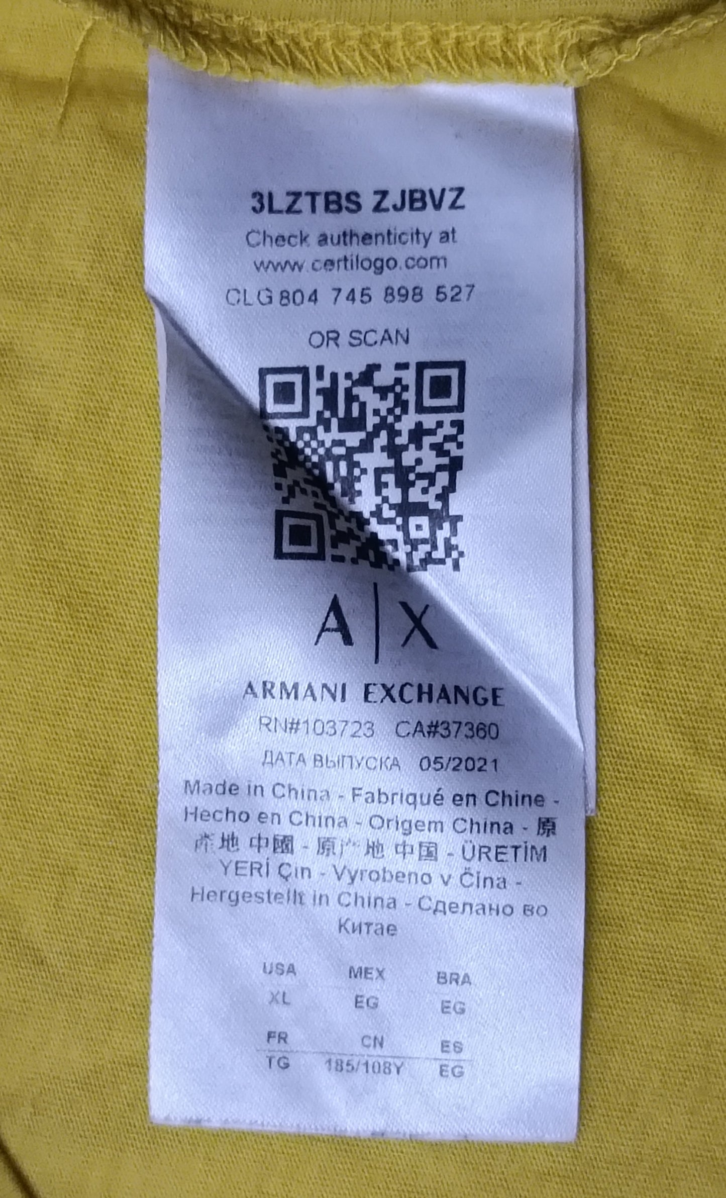 (XL) Armani Exchange Shirt тениска