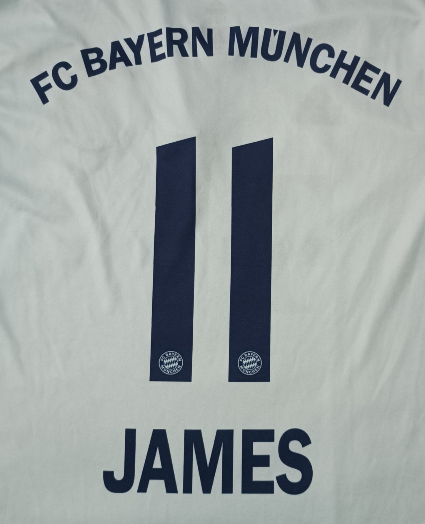 (ДЕТСКО) (Ръст 158-170см) Adidas Bayern Munchen #11 James 2018/19 Away Jersey тениска