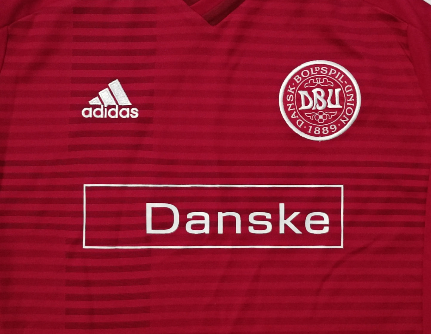 (ДЕТСКО) (Ръст 140-152см) Adidas Denmark Home Jersey тениска