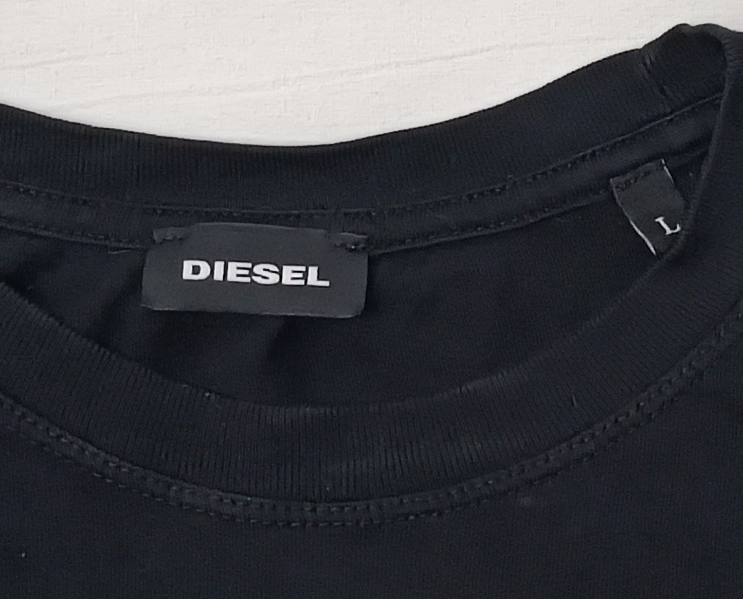 (ДАМСКО) (L) Diesel Logo T-Shirt тениска