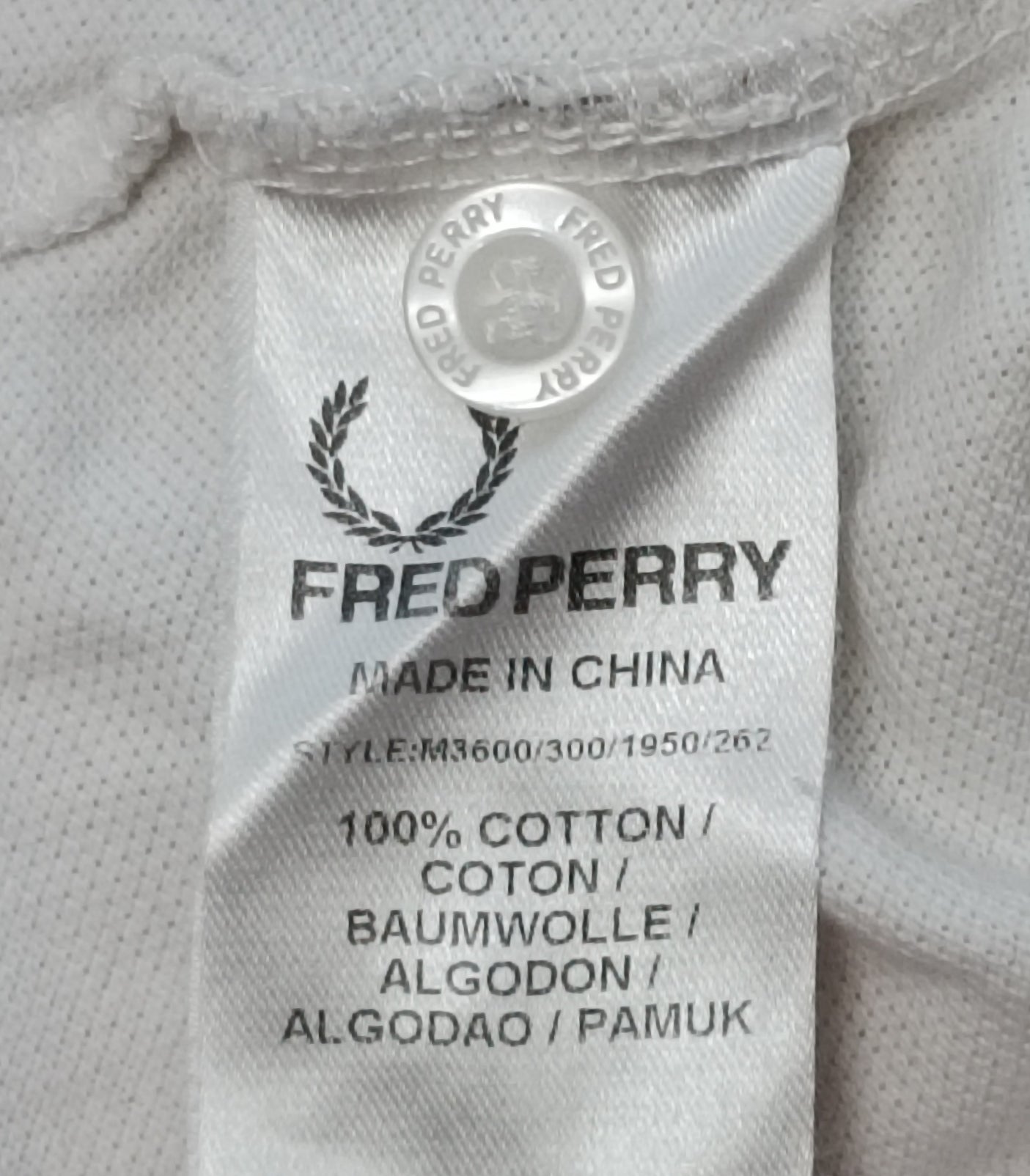 (L) Fred Perry Polo Shirt поло тениска