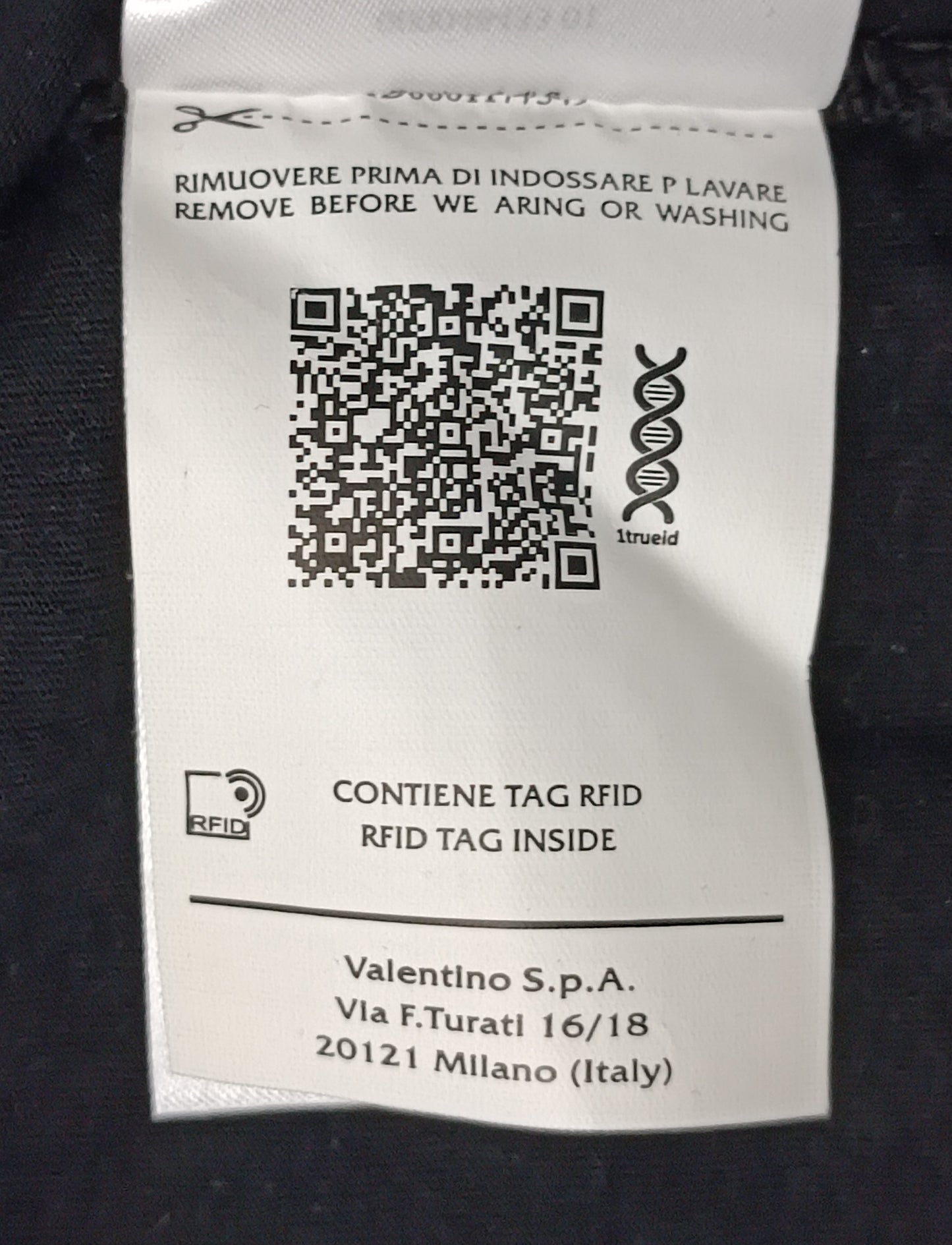 (M) Valentino Tie-Dye Tee тениска
