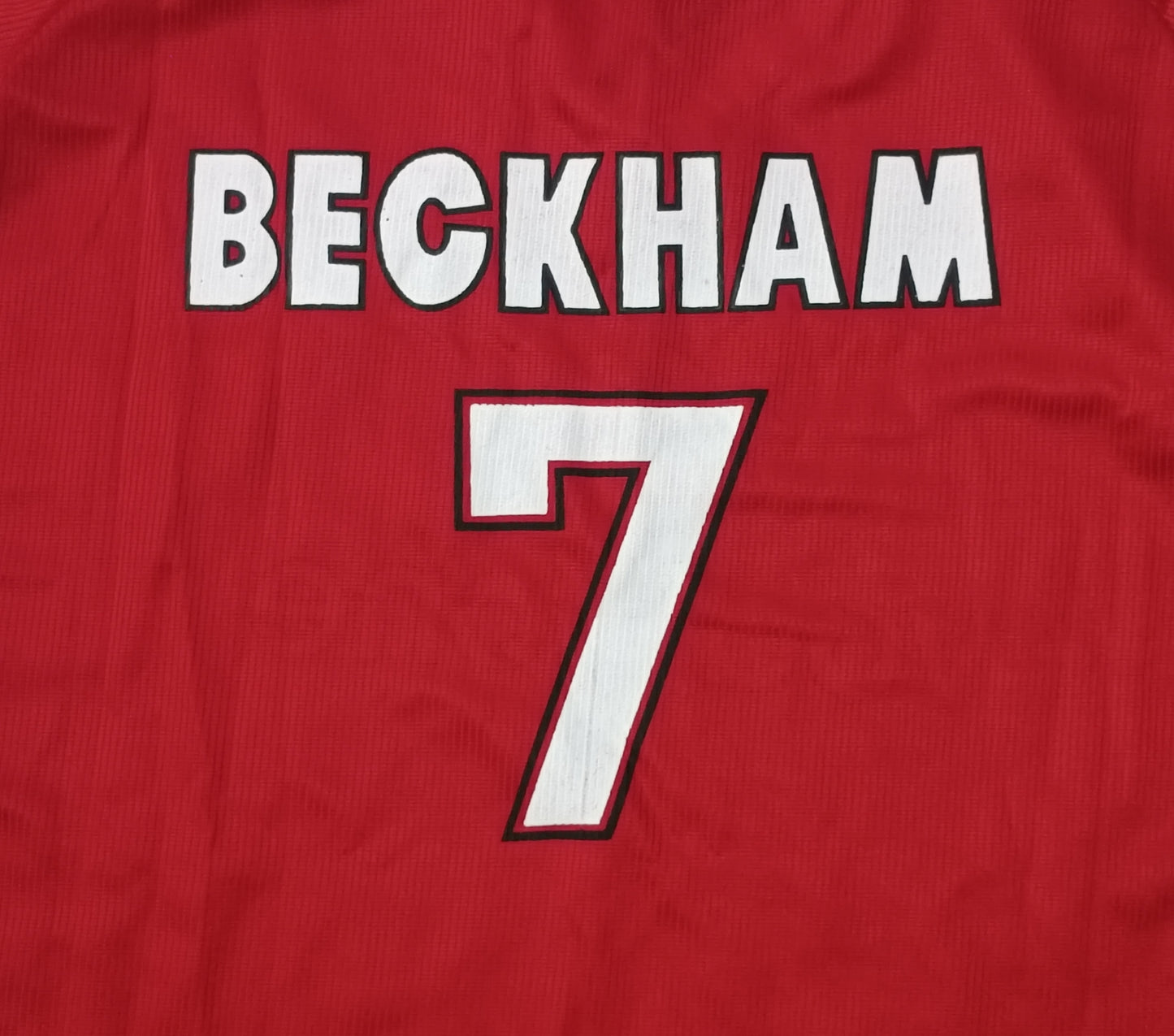 (L) Manchester United #7 Beckham Jersey тениска