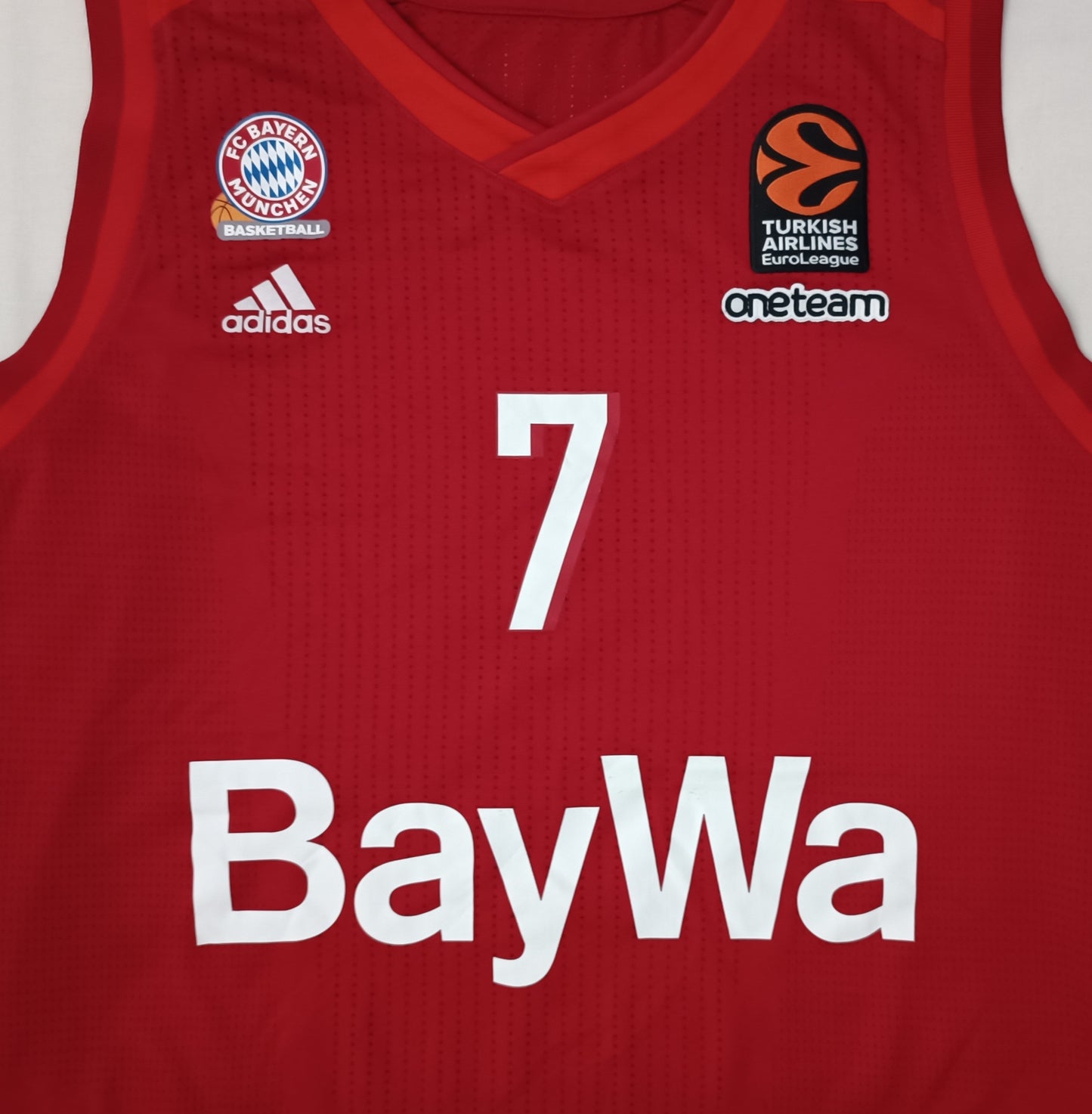 (2XL) Adidas Bayern Munchen #7 King Home Jersey потник
