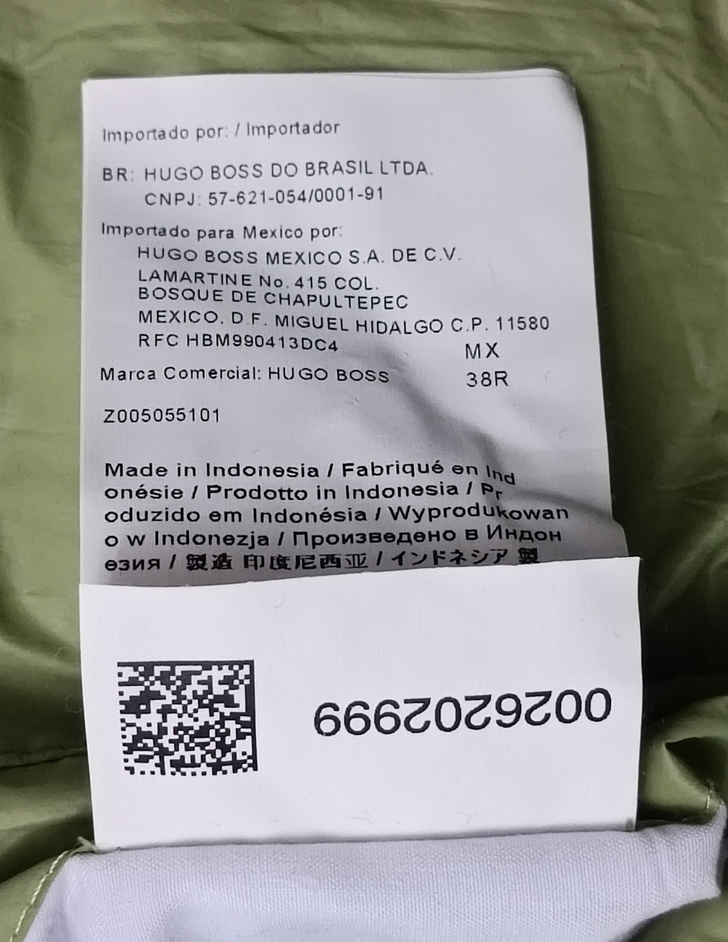 (M) Boss Orange Down Puffer Jacket яке