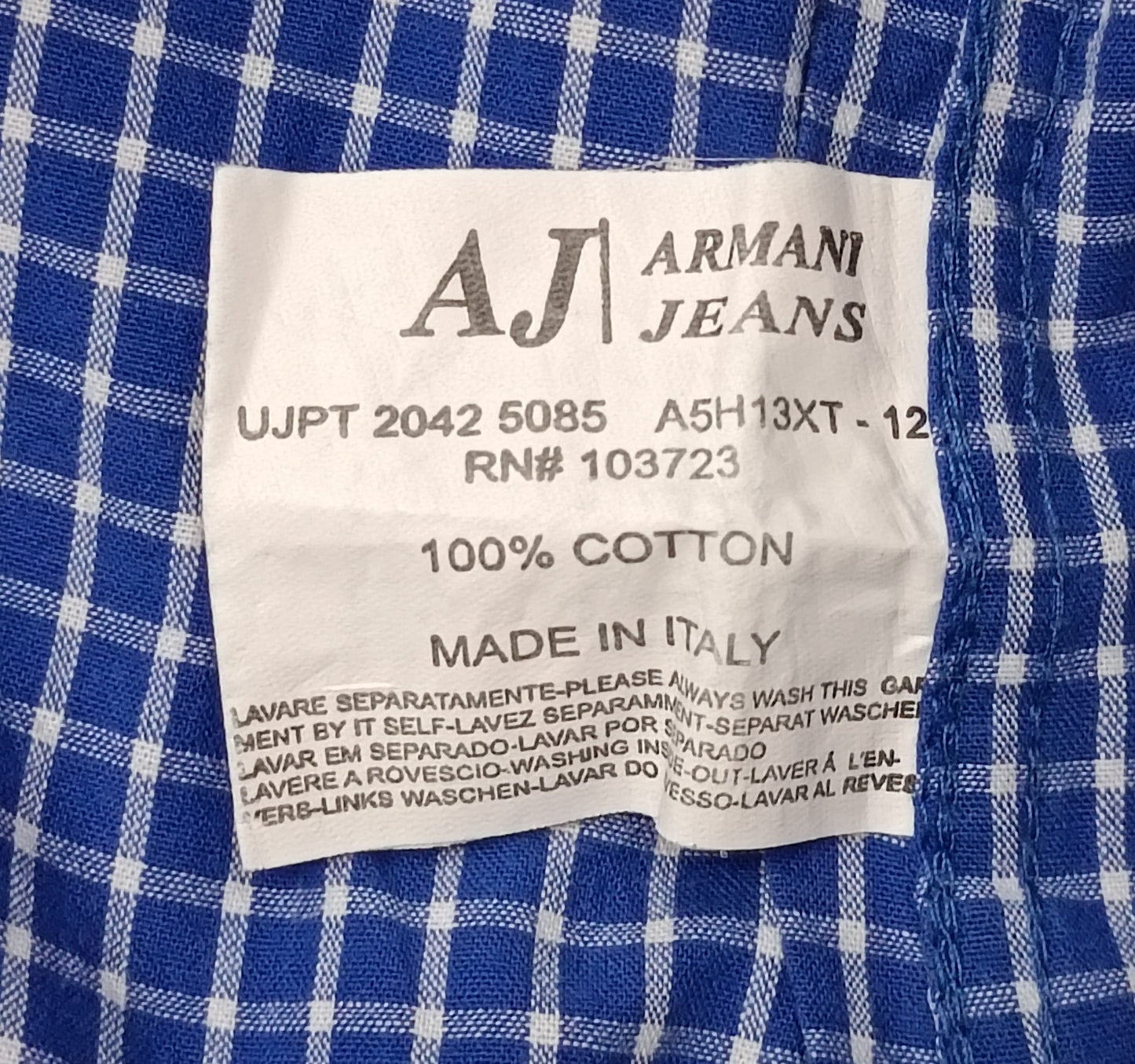(M) Armani Jeans риза