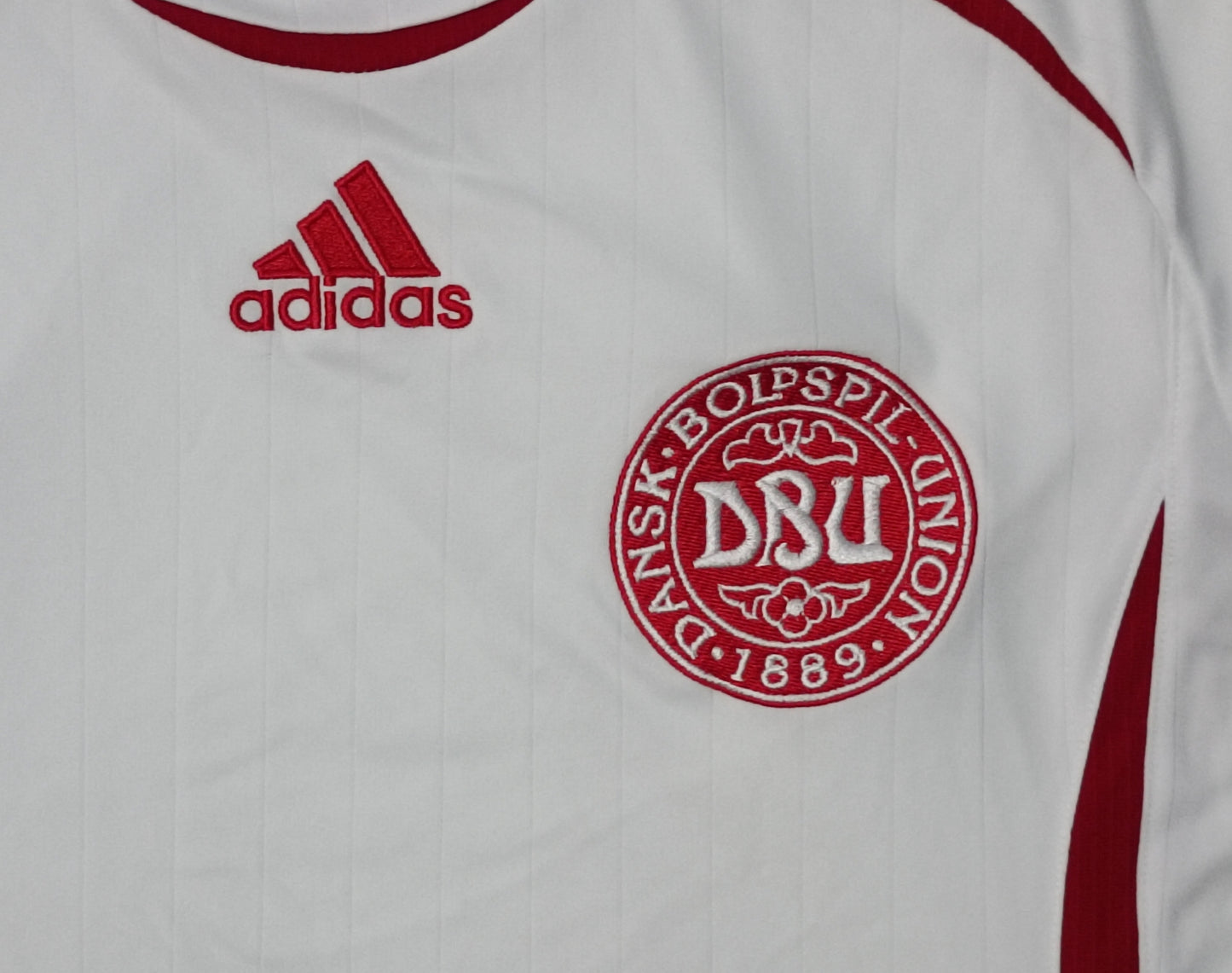 (S) Adidas Denmark 2006/08 Away Jersey тениска