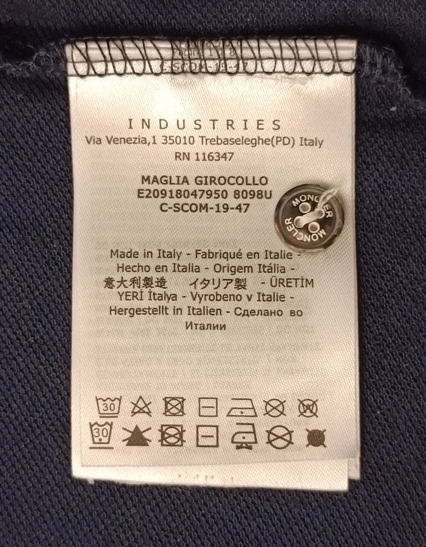 (L) Moncler Polo Shirt поло тениска