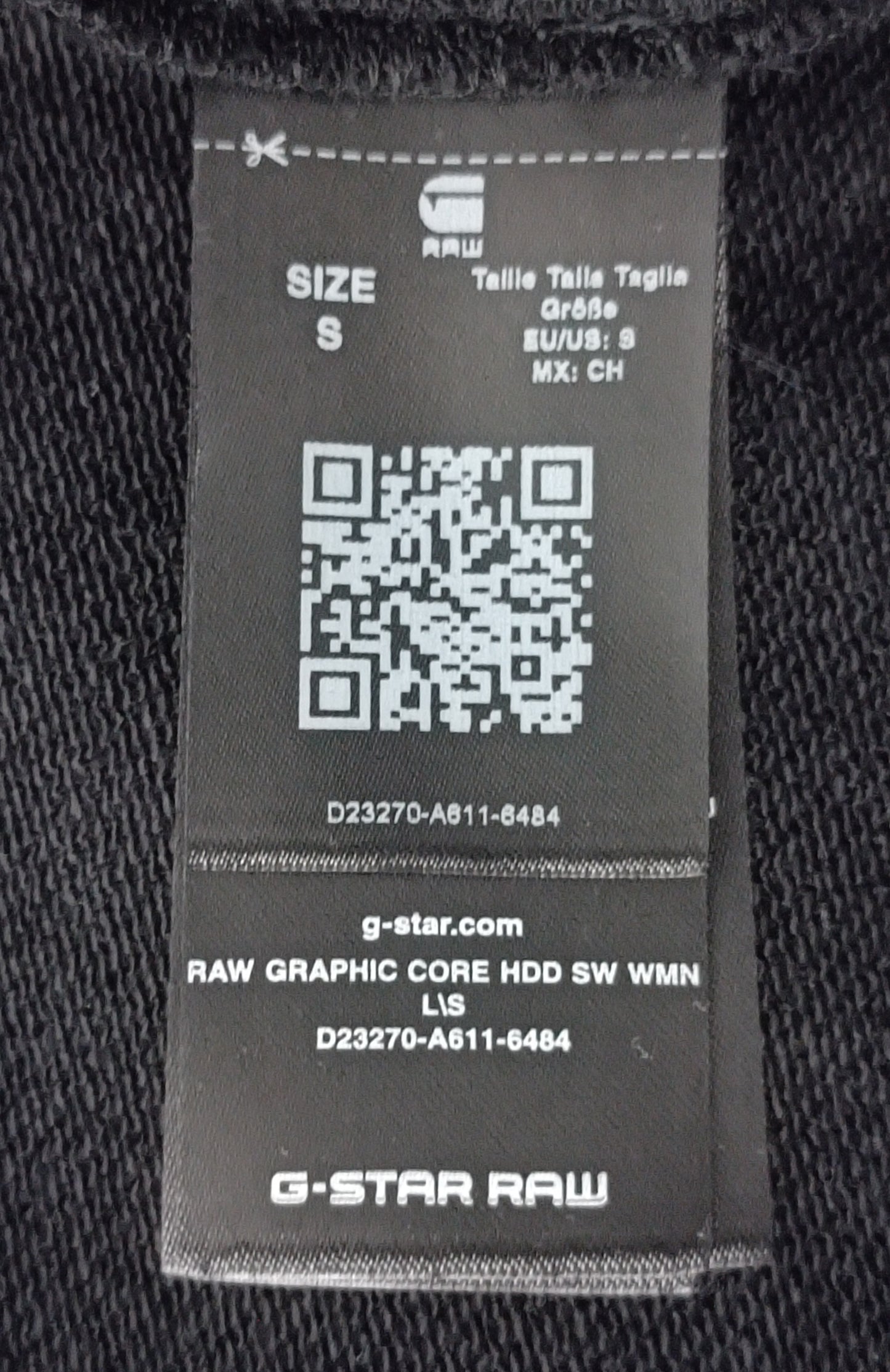 (ДАМСКО) (S) G-Star Raw Graphic Hoodie горнище