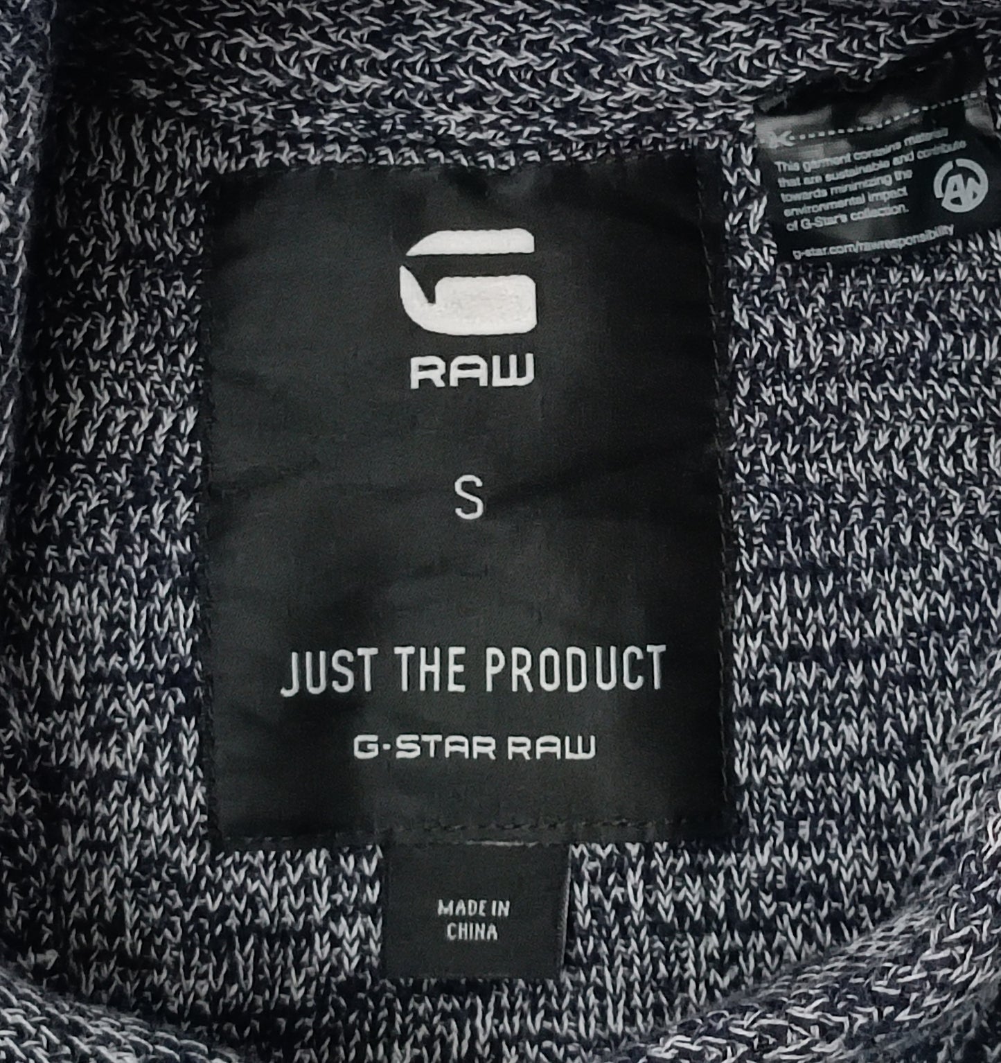 (S) G-Star Raw Dadin Shawl Collar Knit пуловер