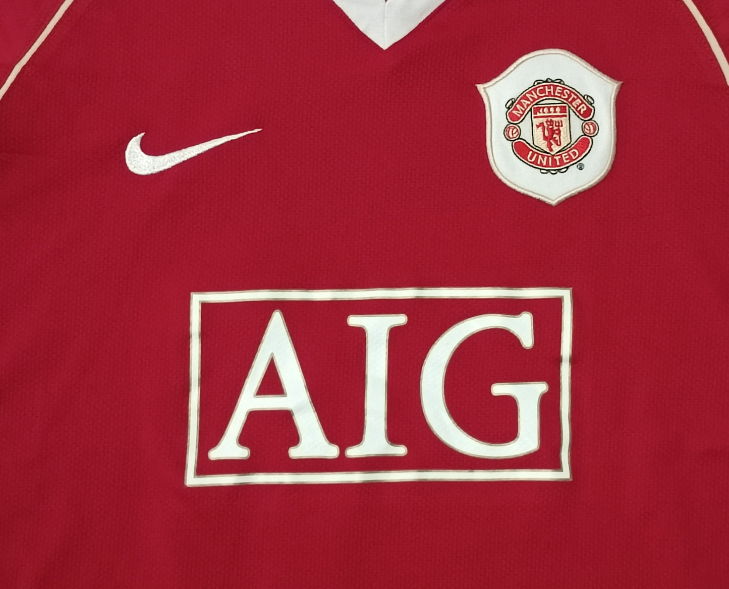 (ДЕТСКО) (Ръст 152-158см) Nike Manchester United #16 Carrick Home Jersey тениска