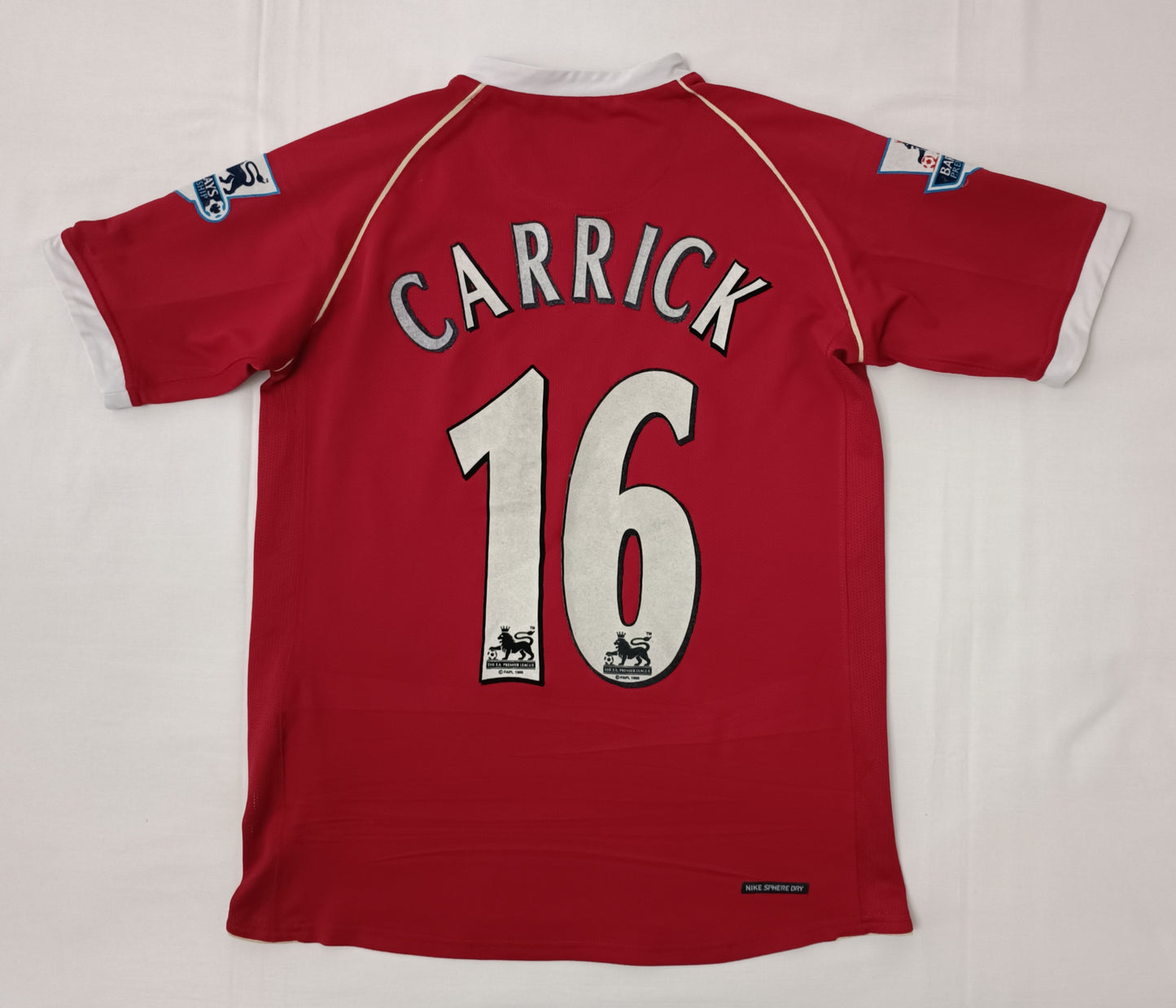 (ДЕТСКО) (Ръст 152-158см) Nike Manchester United #16 Carrick Home Jersey тениска