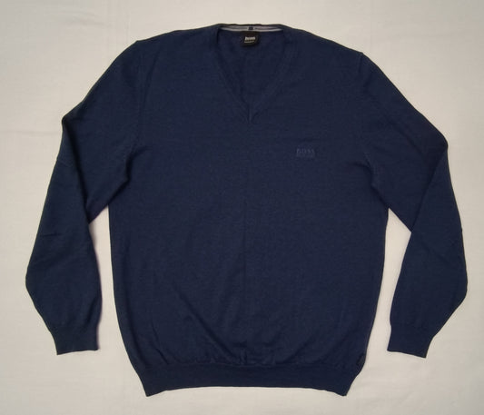 (L) Hugo Boss Wool Pullover вълнен пуловер