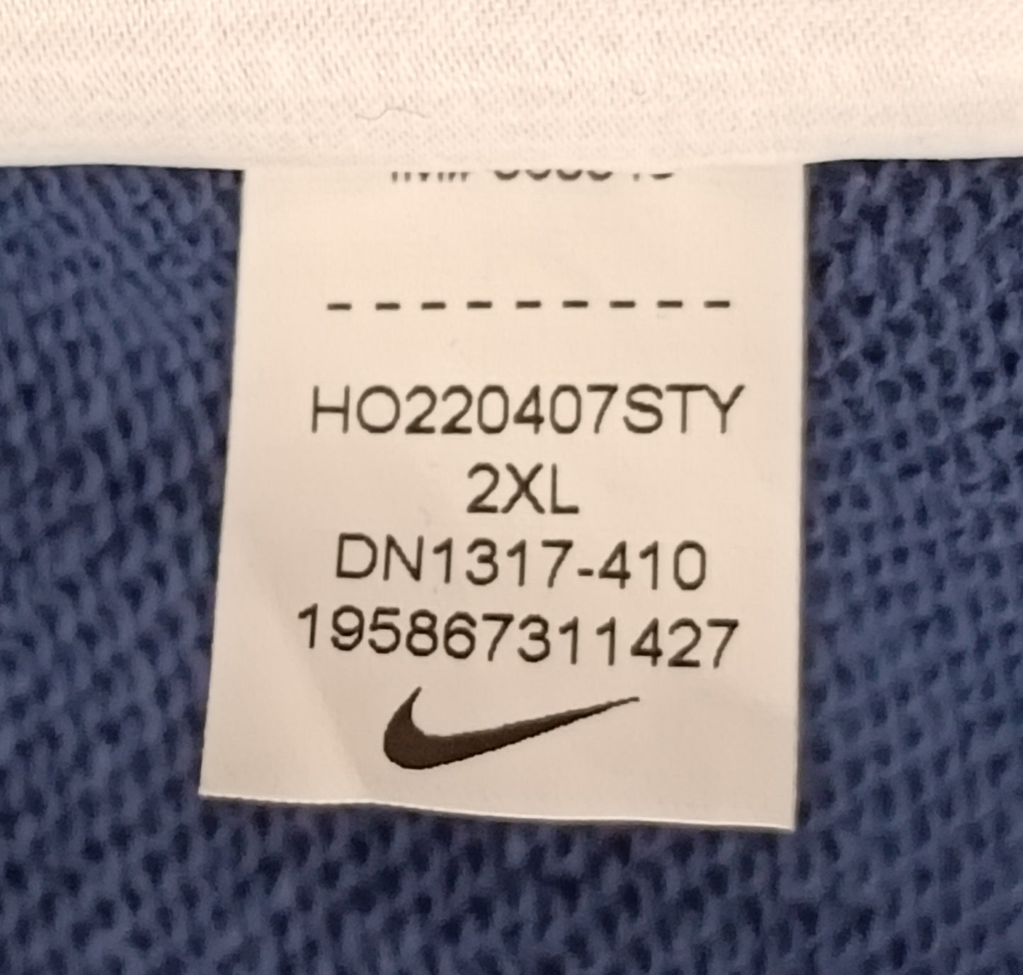 (2XL) Nike PSG Paris Saint-Germain Fleece Hoodie горнище