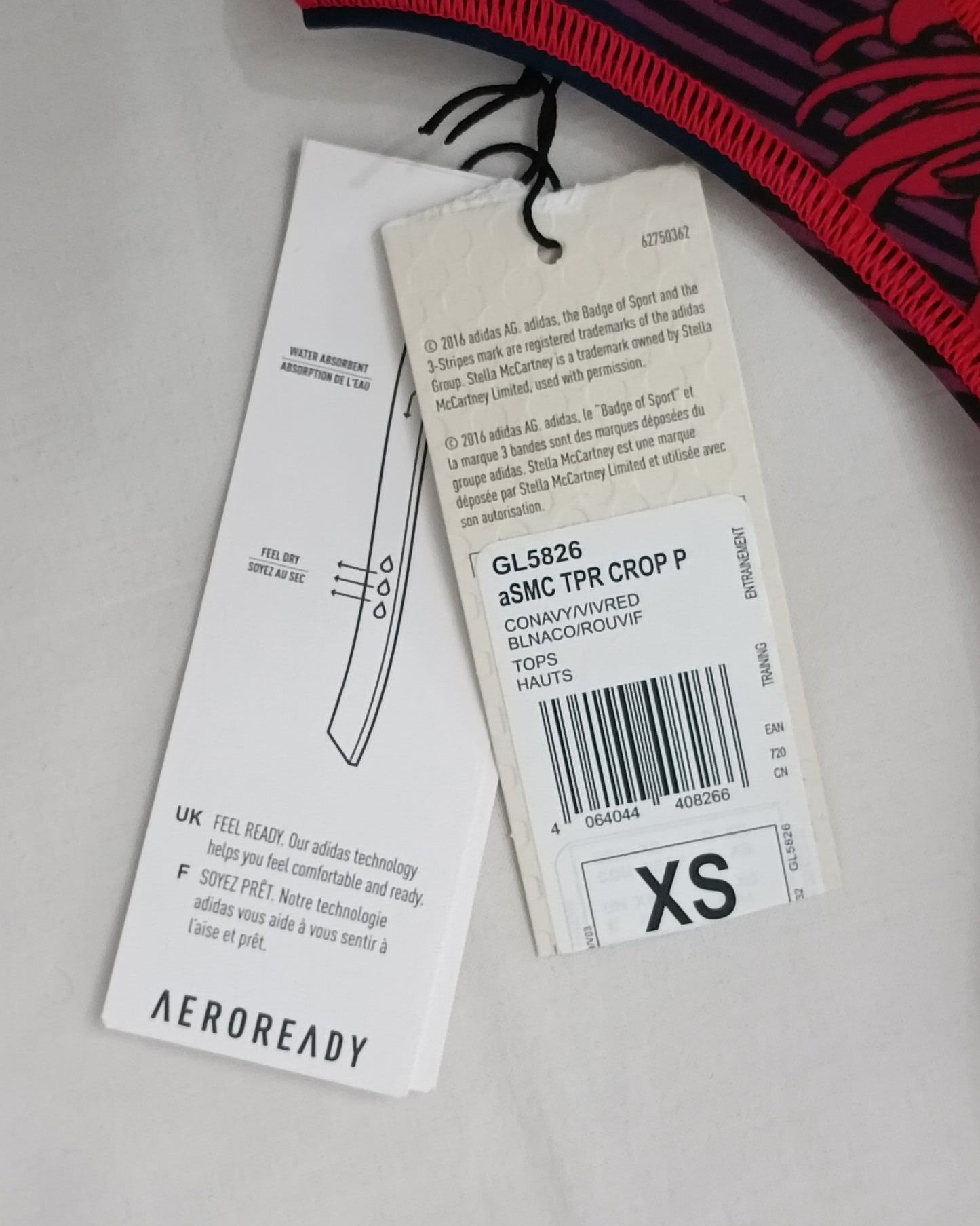 (ДАМСКО) (2XS, XS) Adidas Stella McCartney Bikini Top бюстие, бански