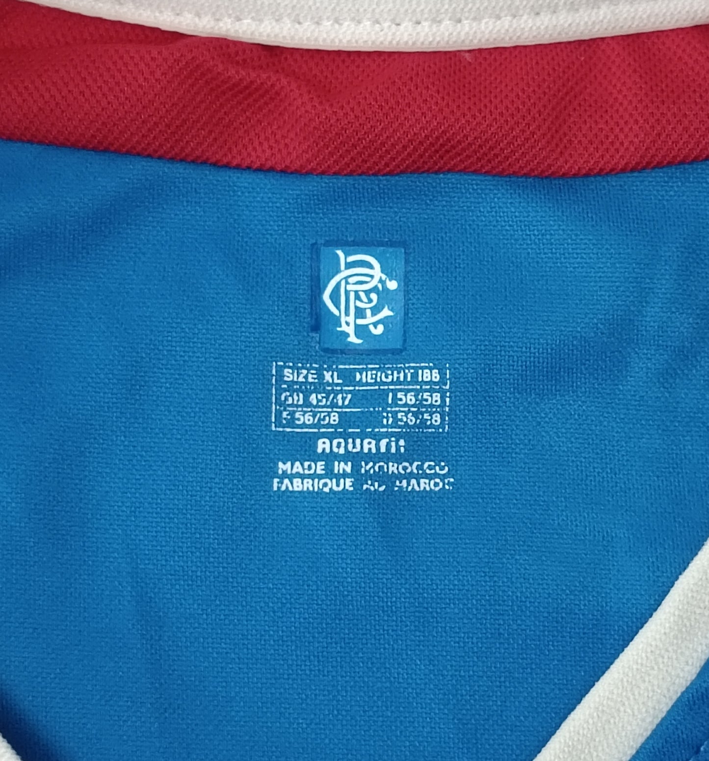 (XL) Diadora Glasgow Rangers Home Jersey тениска