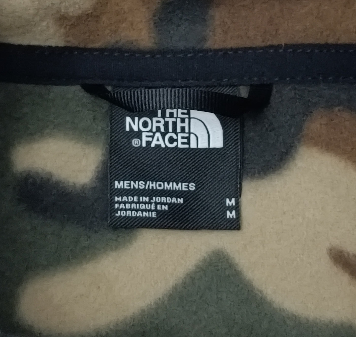 (M) The North Face Camouflage Fleece Sweatshirt полар горнище