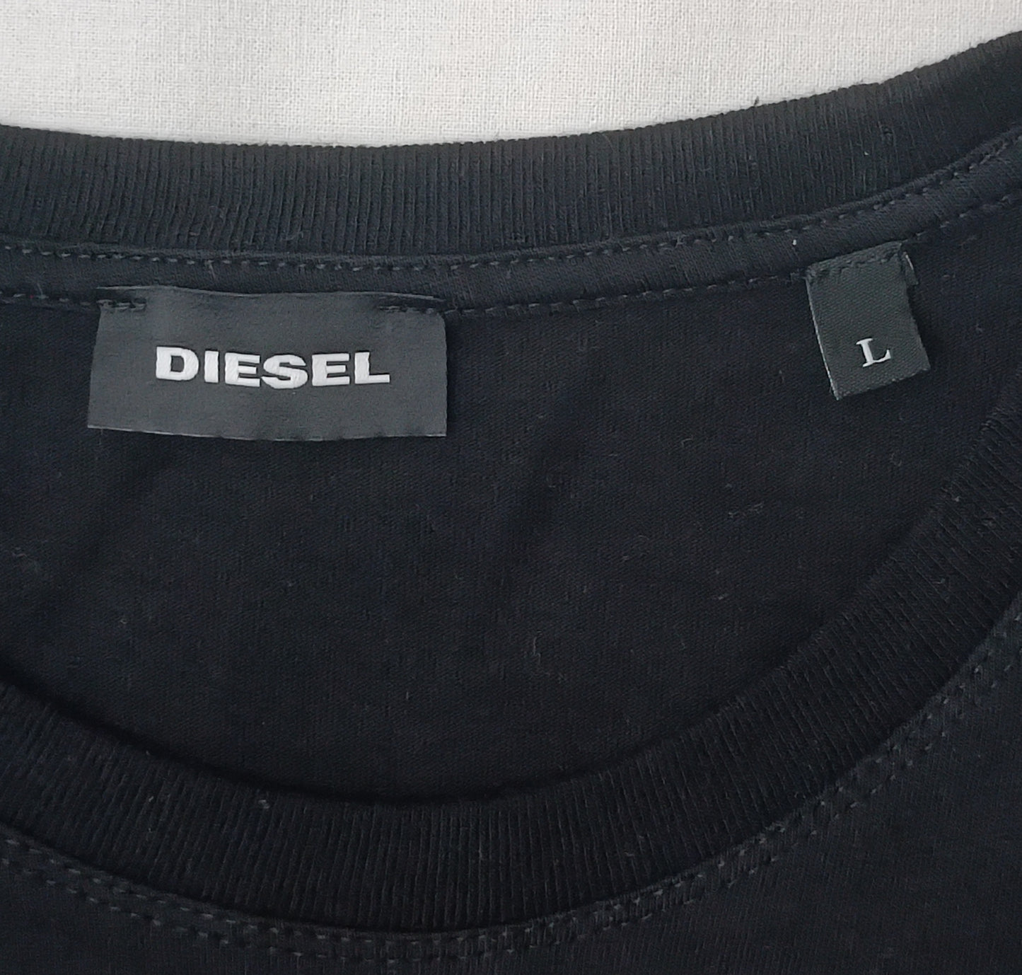 (ДАМСКО) (L) Diesel Logo T-Shirt тениска