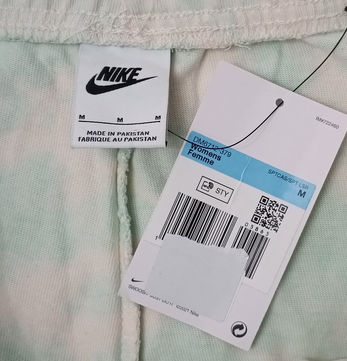 (ДАМСКО) (XS, S, M) Nike NSW Washed Fleece Shorts шорти