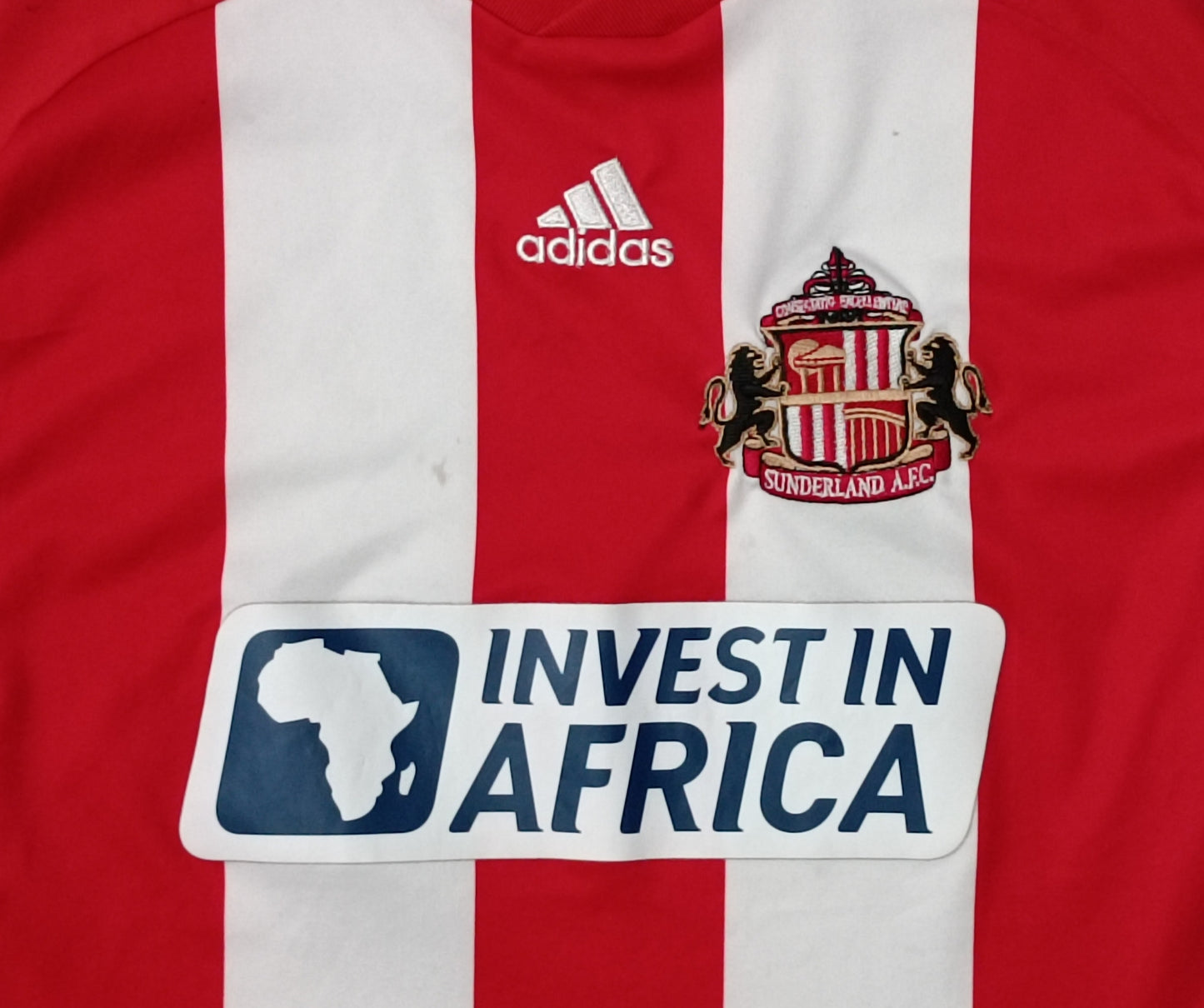 (ДЕТСКО) (Ръст 147-158см) Adidas Sunderland Home Jersey тениска