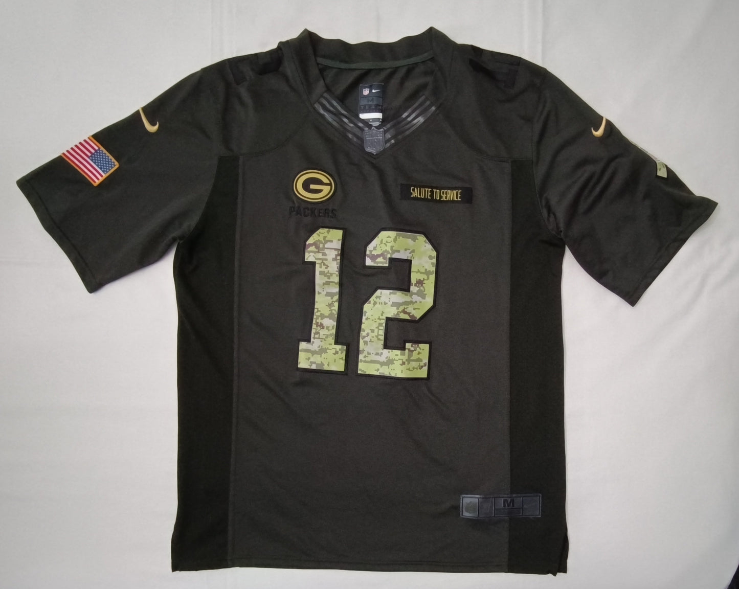 (M) Nike NFL Green Bay Packers Salute To Service Jersey тениска