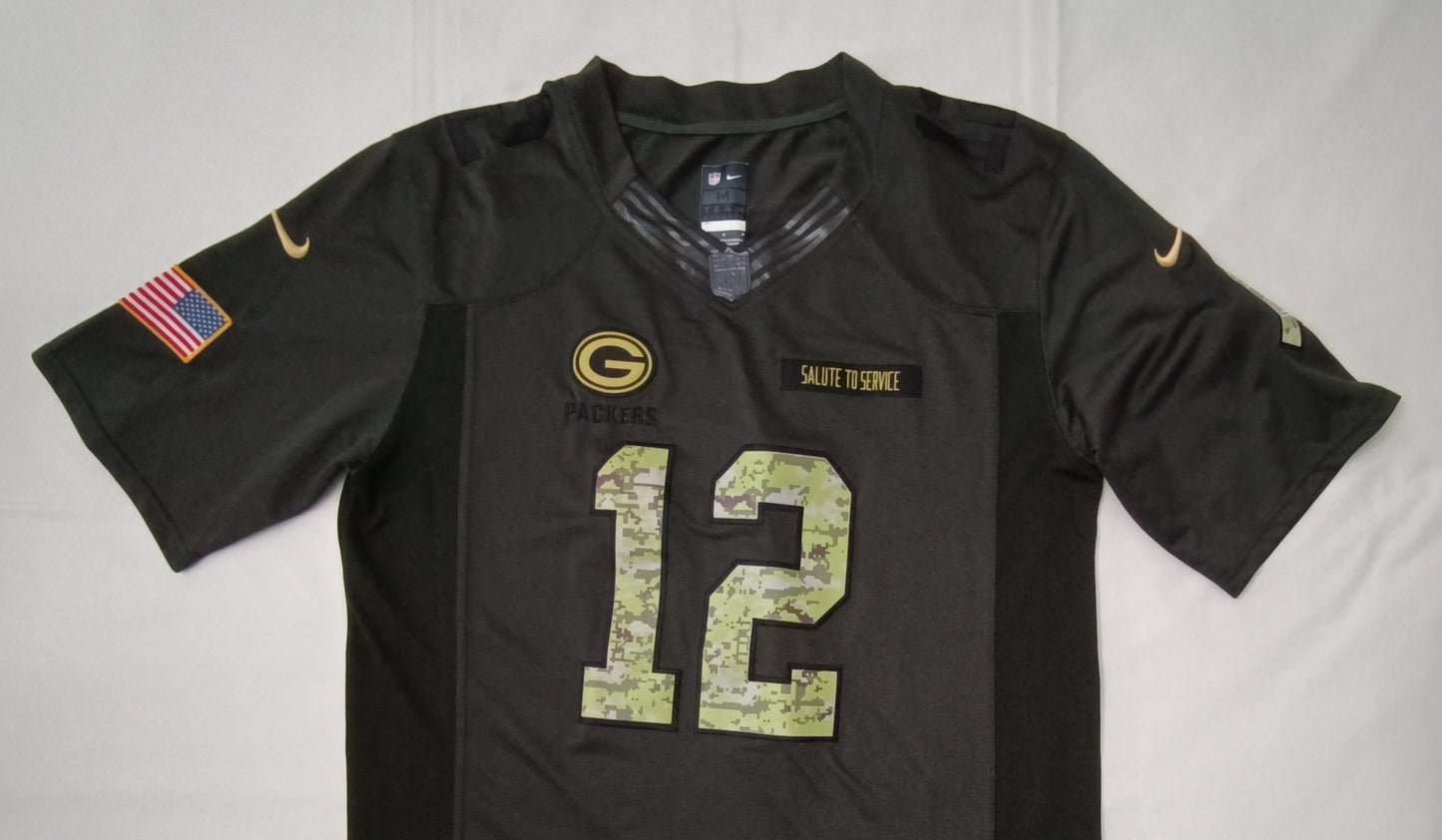 (M) Nike NFL Green Bay Packers Salute To Service Jersey тениска