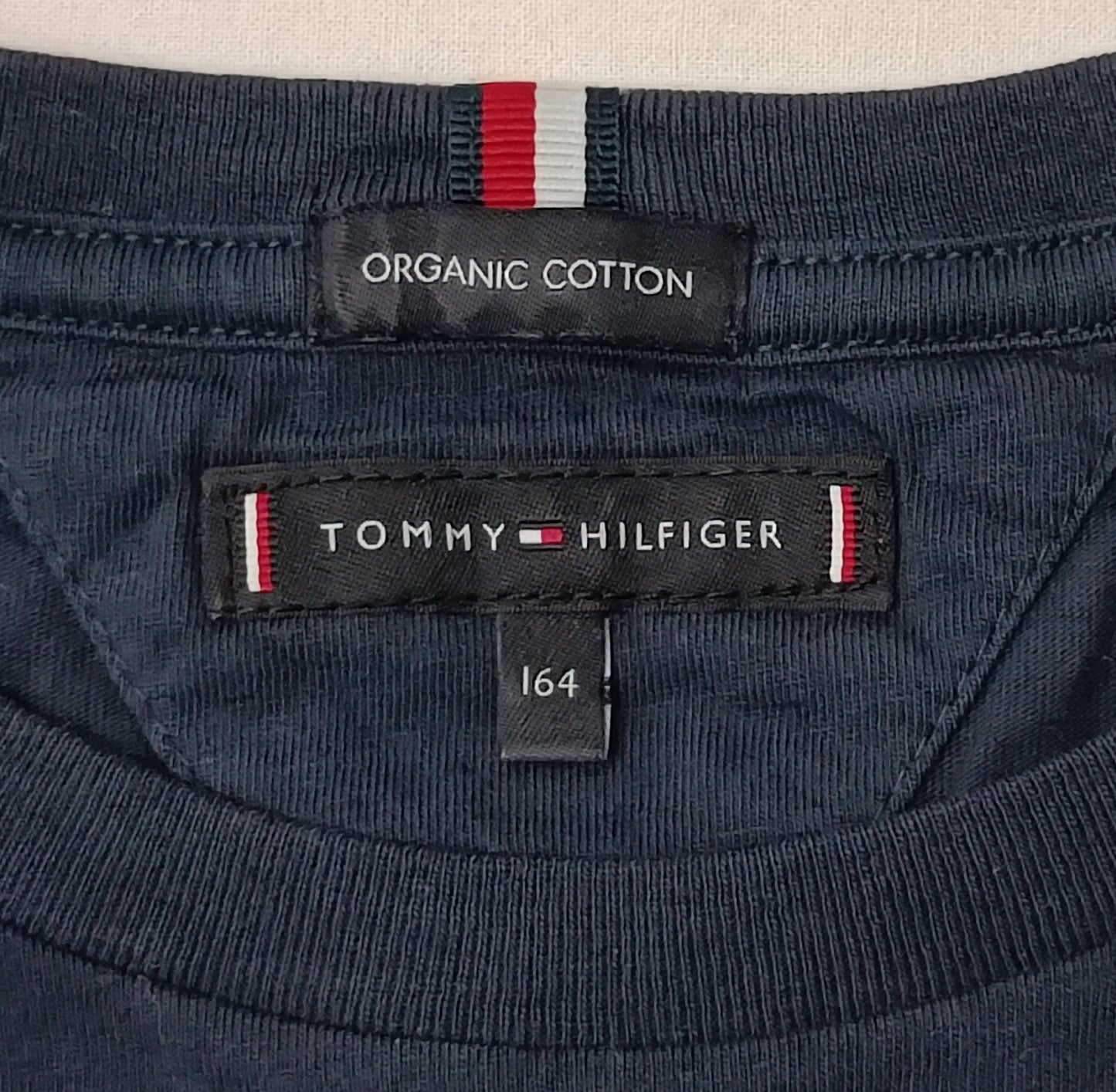 (ДЕТСКО) (Ръст 158-170см) Tommy Hilfiger Logo T-Shirt тениска